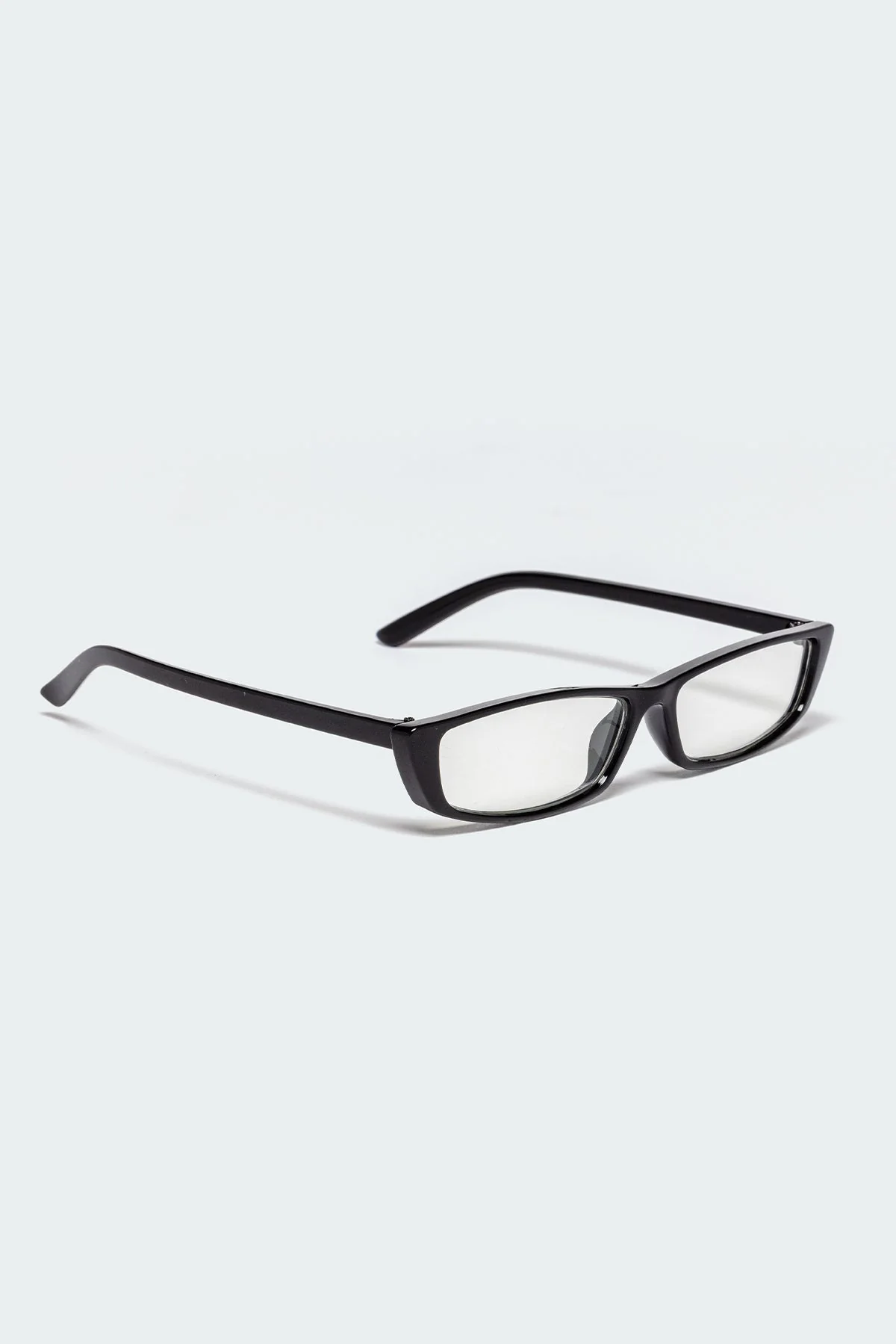 Black Rectangle Blue Light-Blocking Glasses for Eye Protection