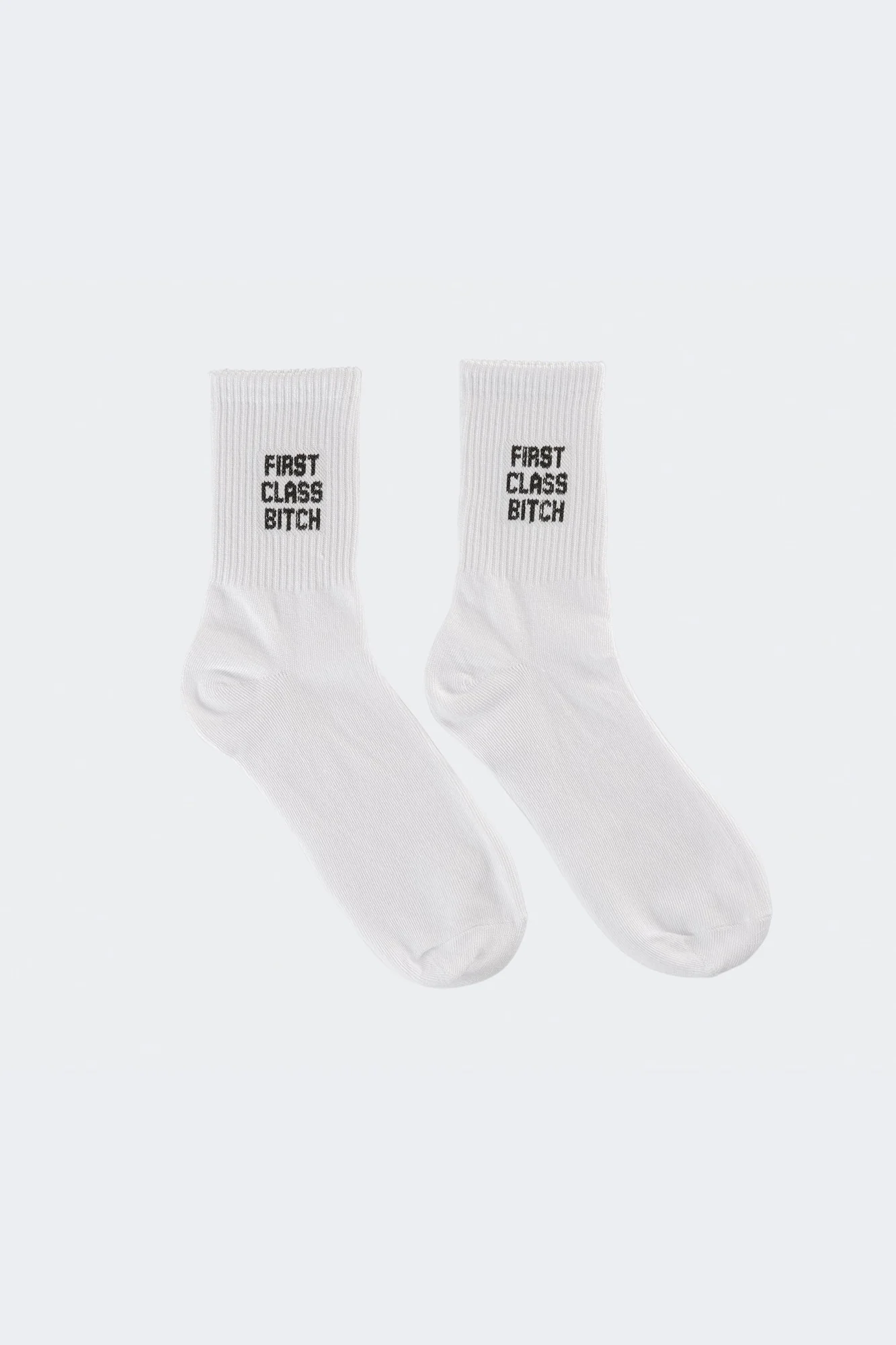 Cute White Knitted Socks - Soft & Comfortable
