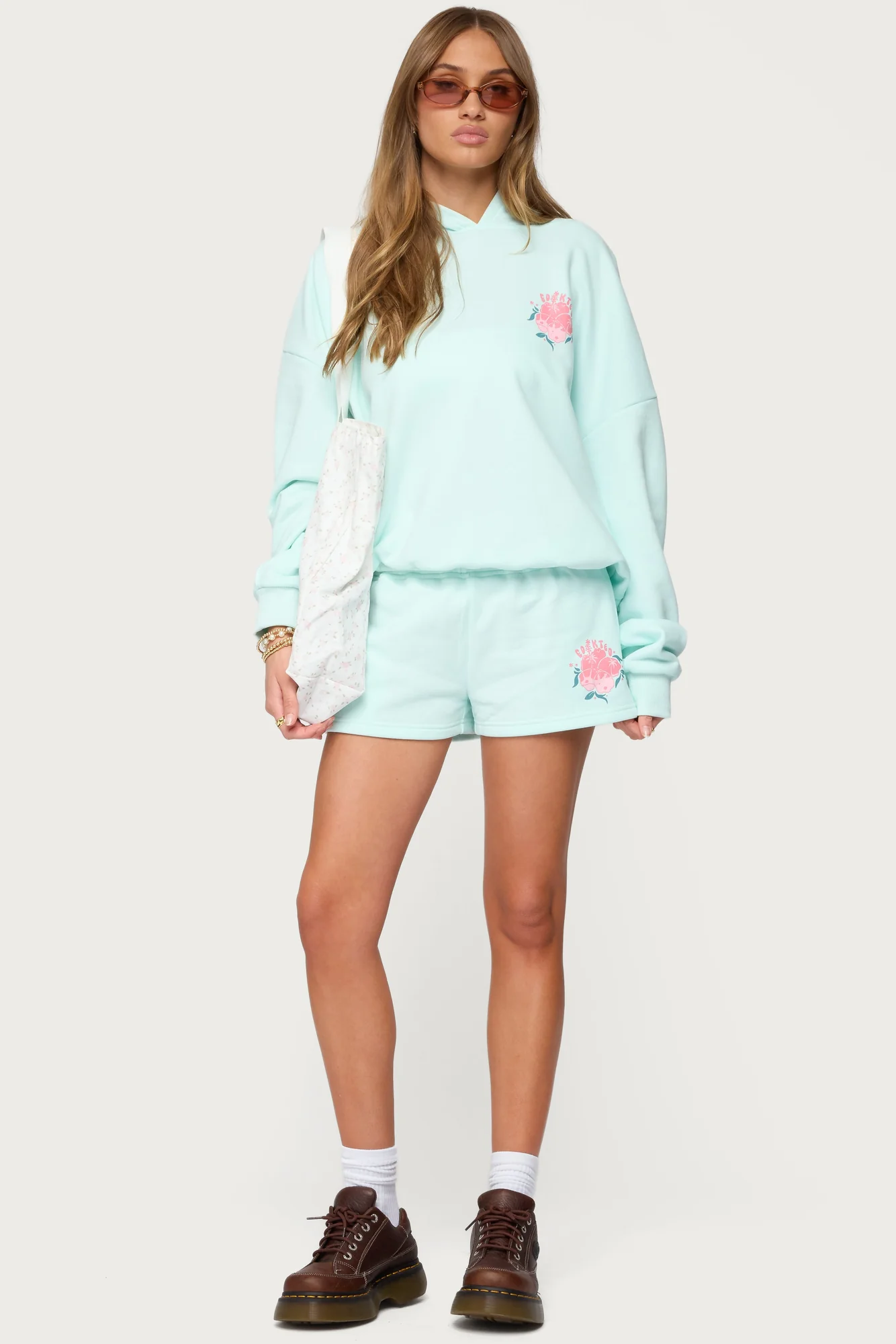 Tropical Paradise Green Hoodie Set