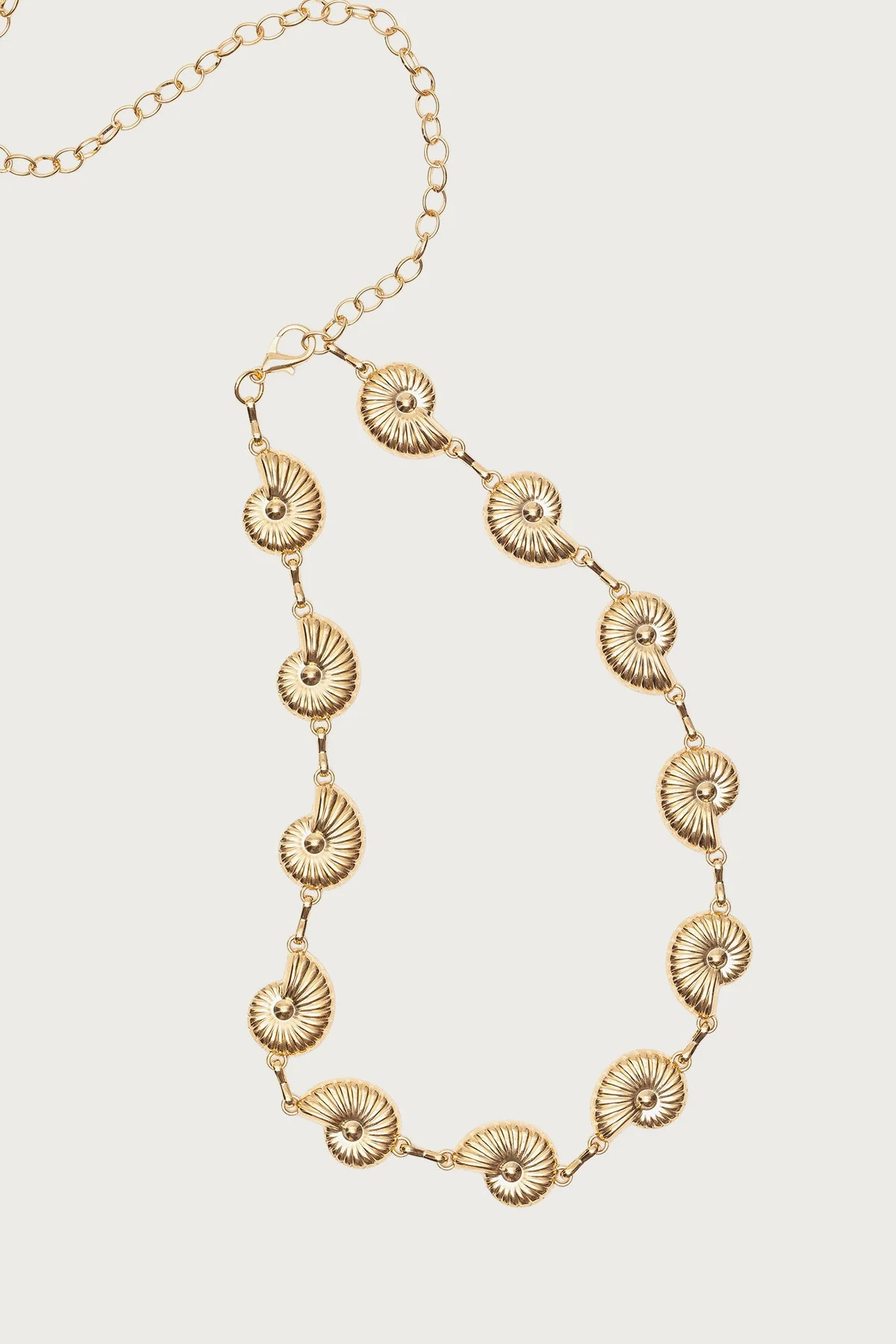 Gold Coastal Chain Belt Adjustable Fit