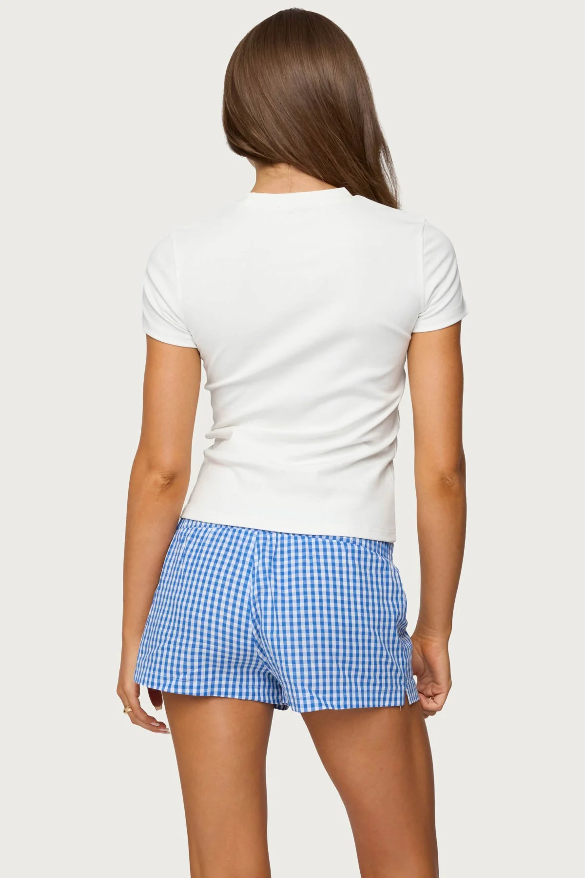 Floral Graphic Cotton T-Shirt - Womens Casual White Tee