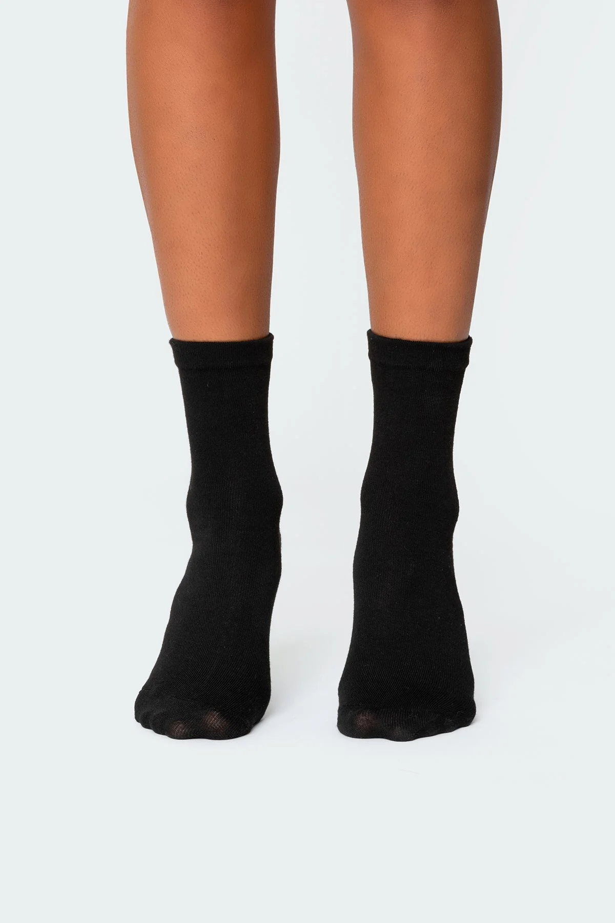 Cotton Bow Design Black Socks