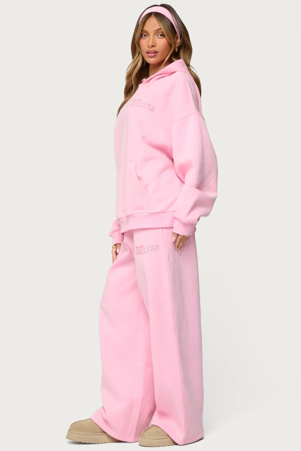 Pink Oversized Hoodie for Women