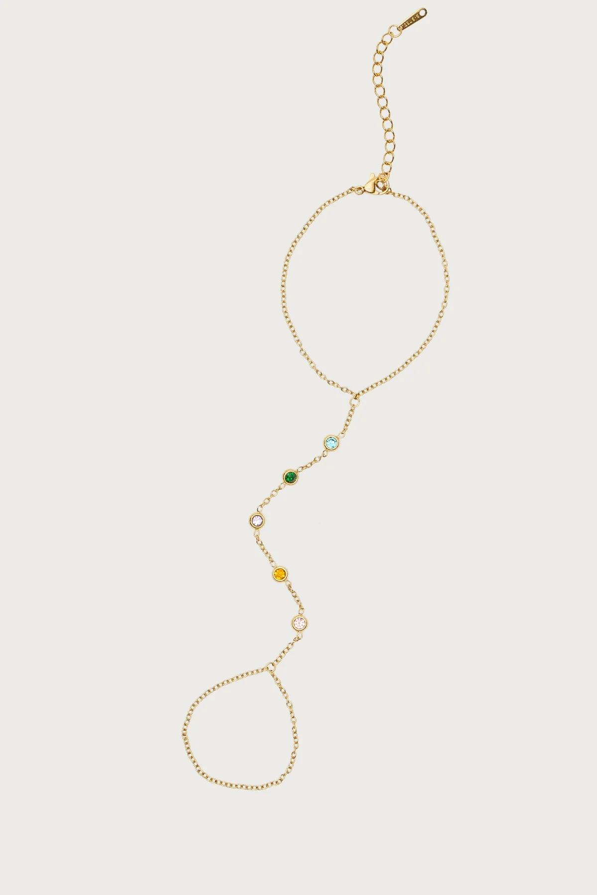 Charm Multicolor Bracelet for Women Gold Tone Metal