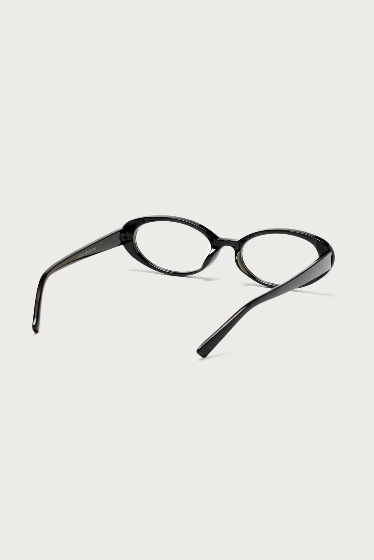 Blue Light Blocking Oval Frame Glasses for Eye Strain Relief