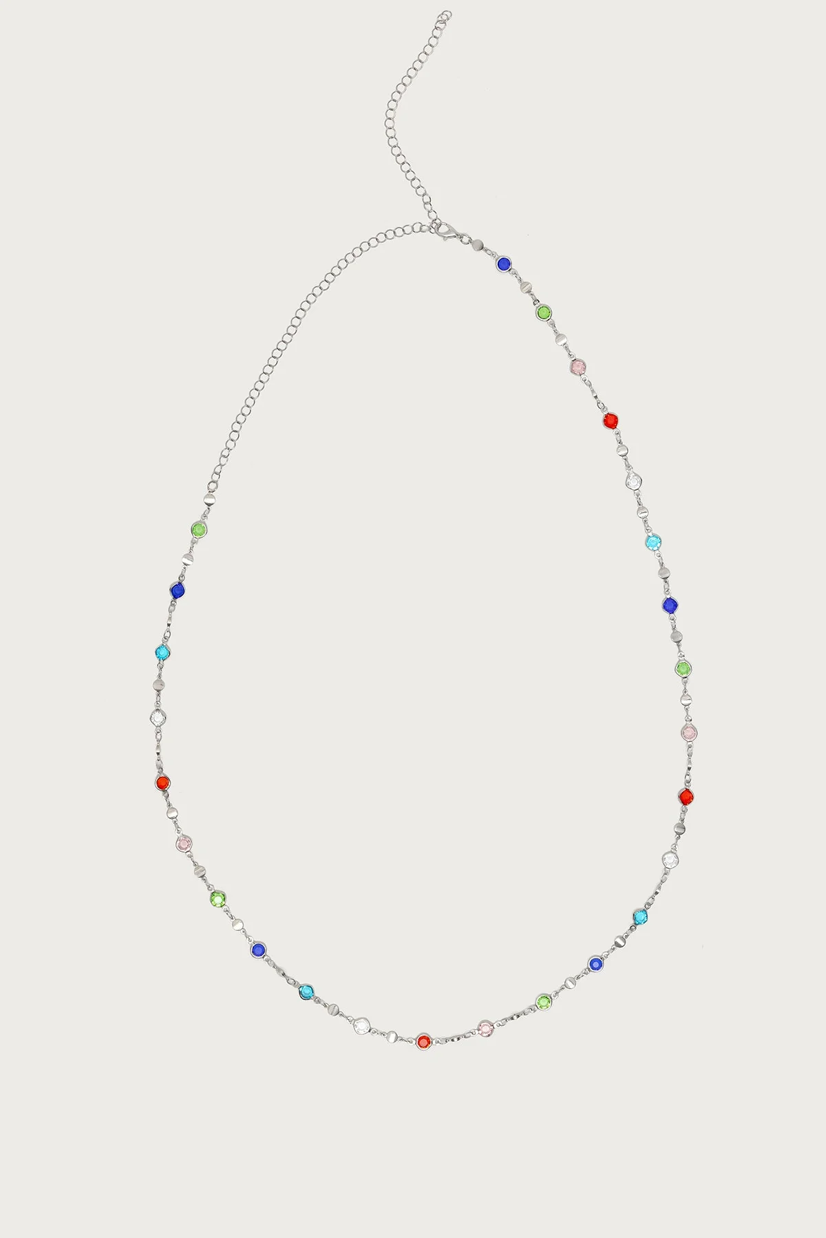 Silver Gemstone Belly Chain for Stylish Outfits