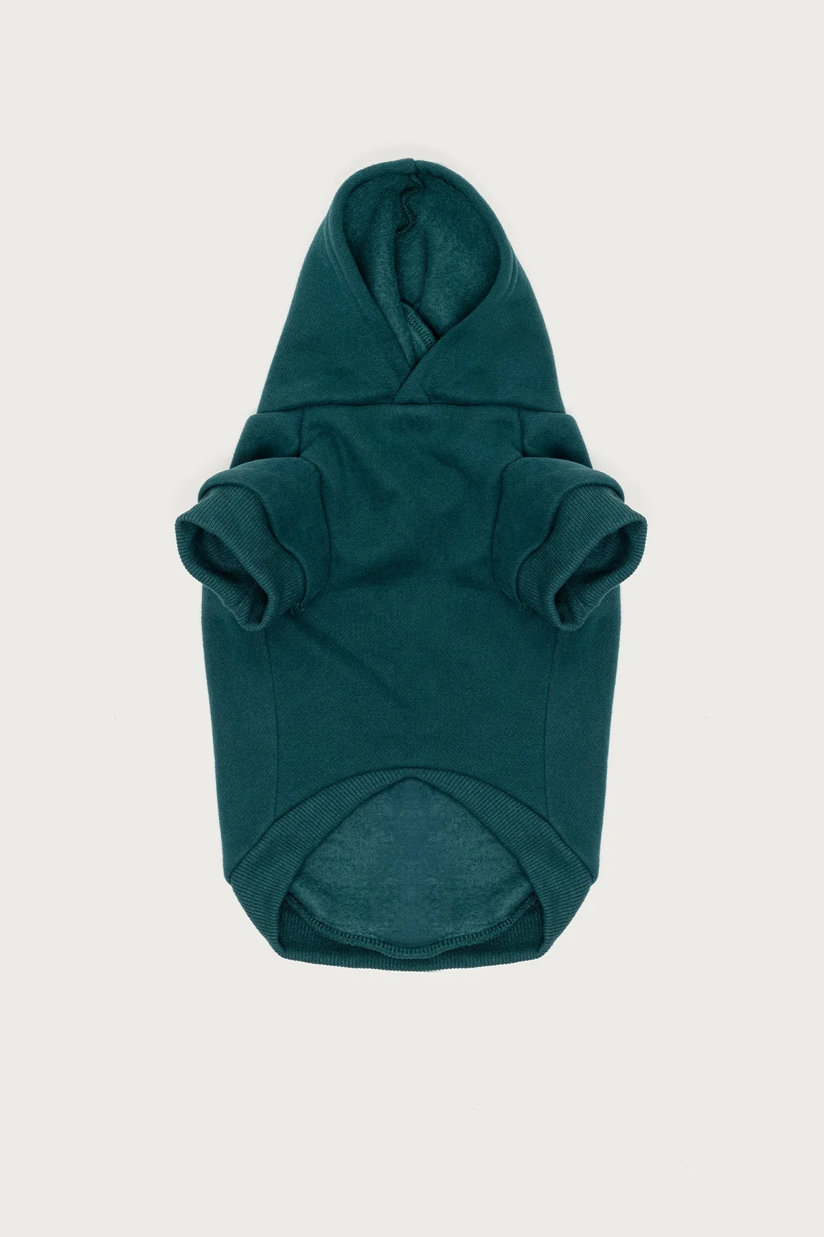 Dark Green Sporty Dog Hoodie - Cozy Pet Apparel