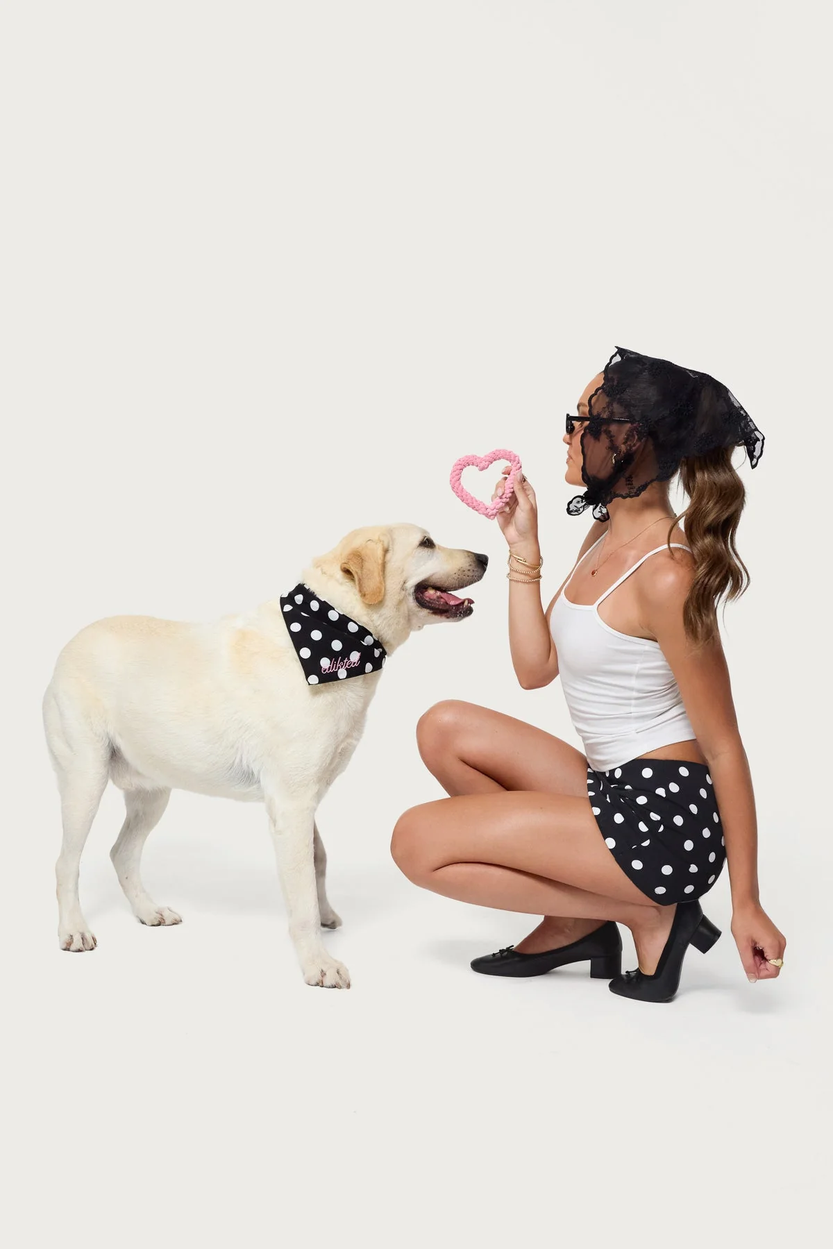 Pink Puppy Love Rope Toy for Dogs