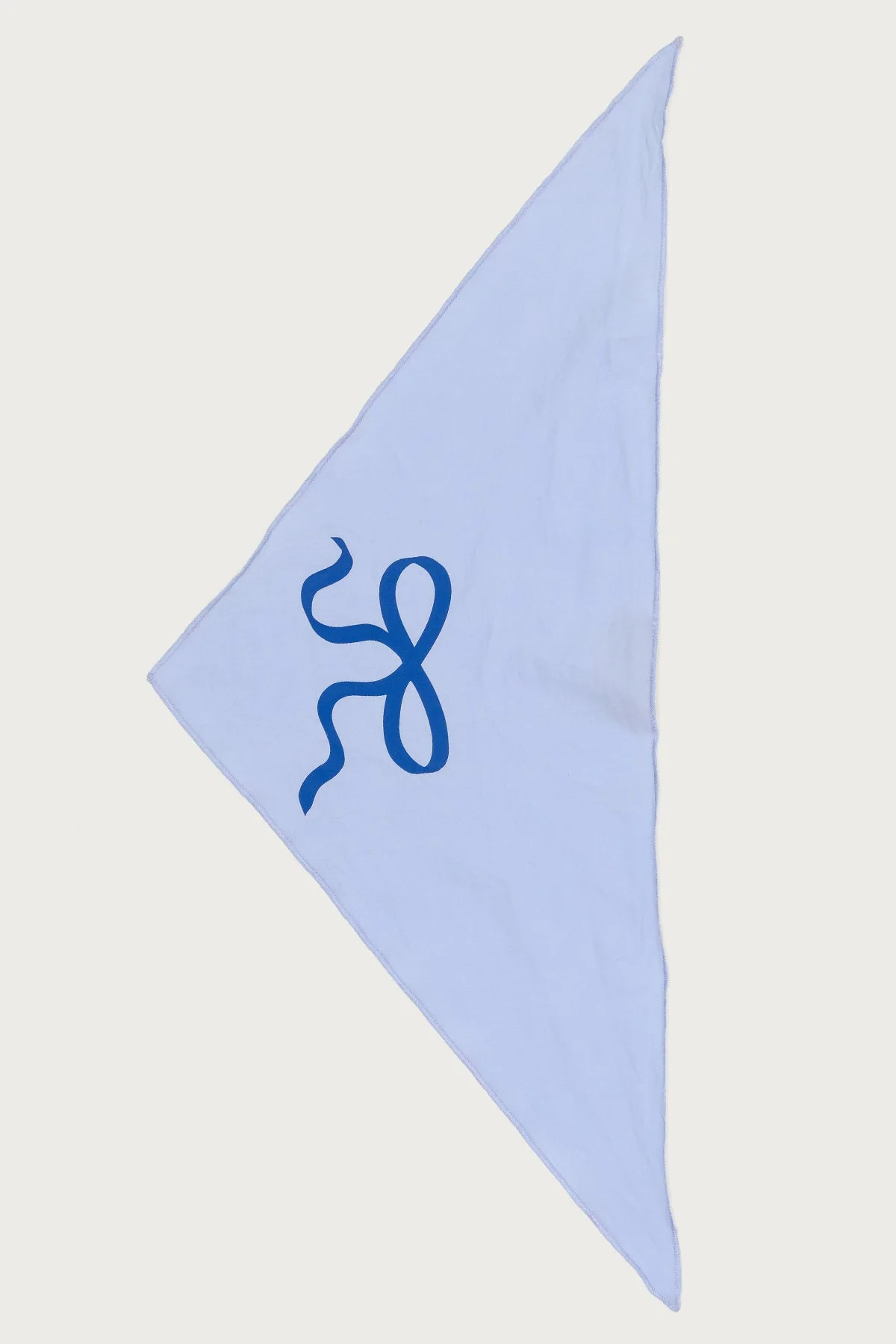 Light Blue Bow Dog Bandana for Stylish Pets