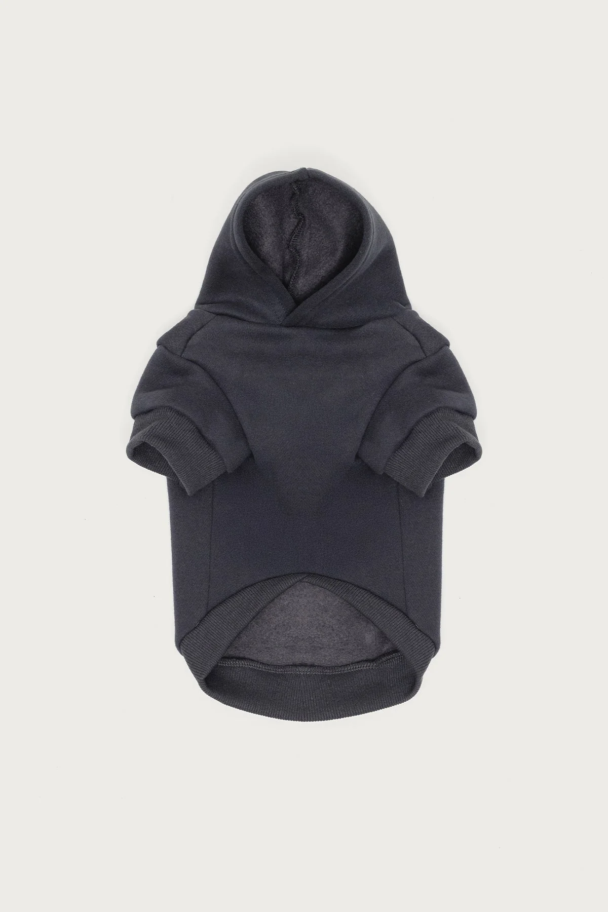 Adorable Bow Detail Gray Dog Hoodie - Pet Apparel
