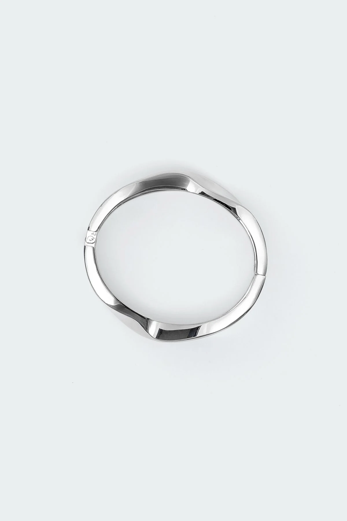 Silver Abstract Design Bangle Bracelet for Stylish Accessories