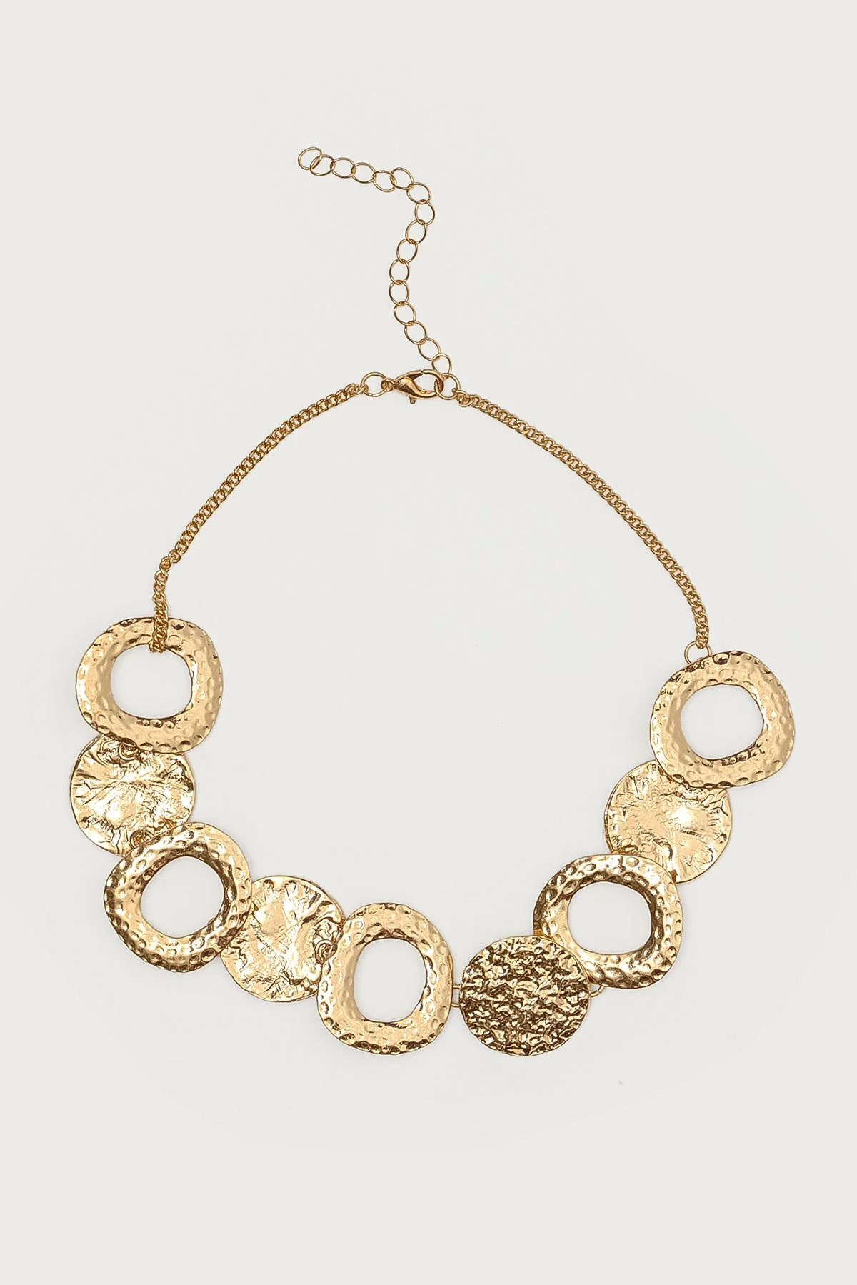 Gold Chunky Chain Necklace - Fashion Jewelry Statement Piece