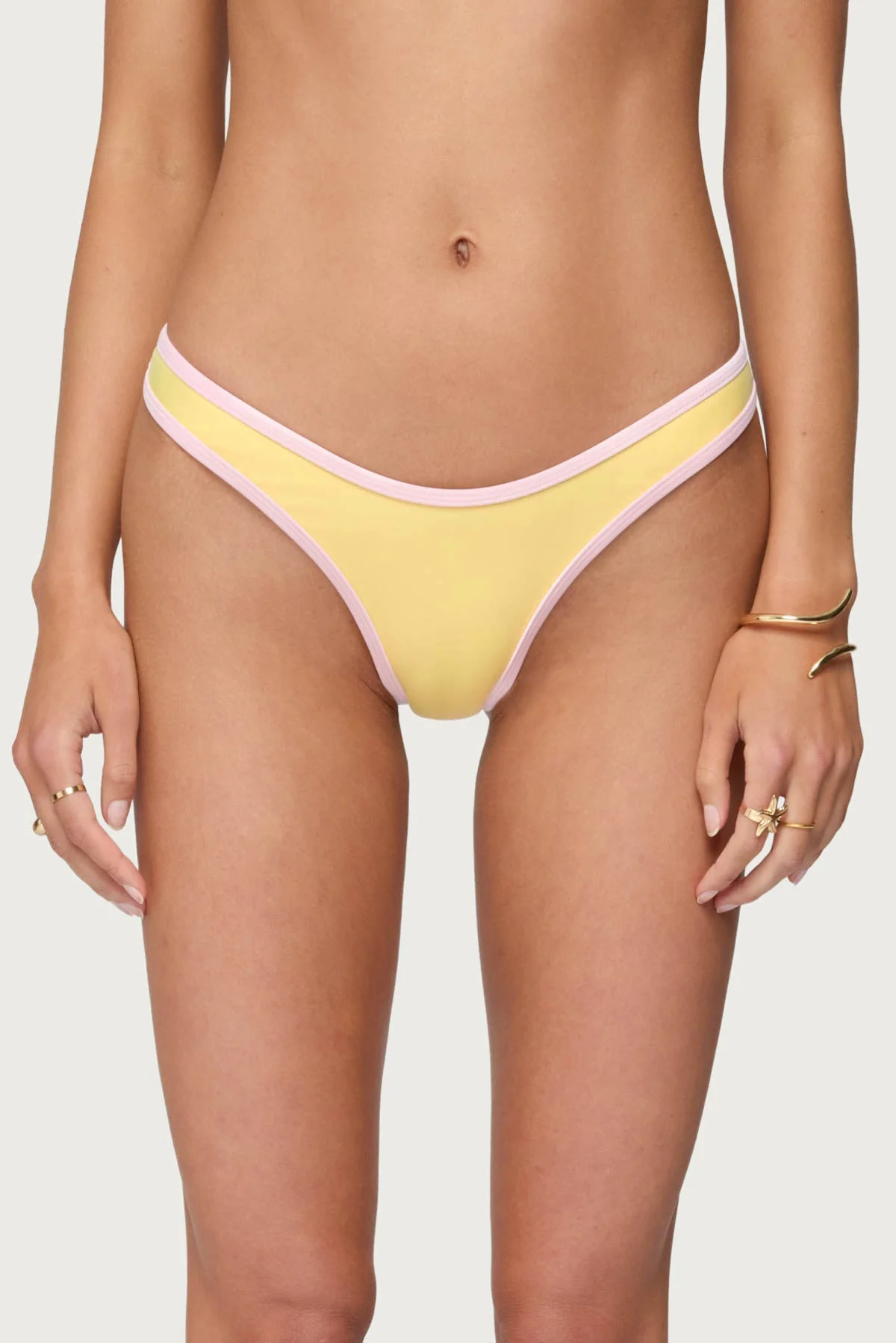 Dina Yellow Bikini Bottom for Women