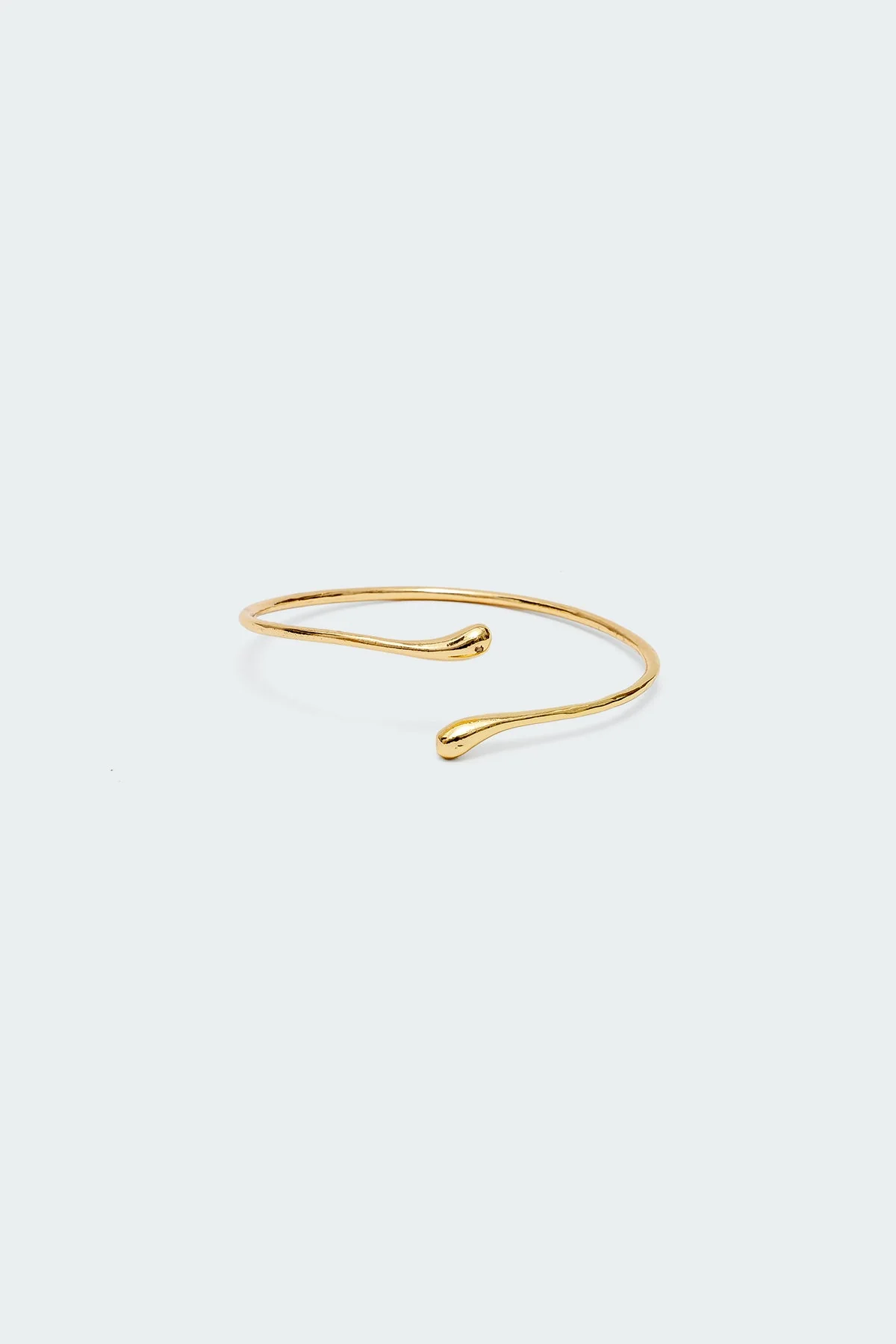 Gold Tone Arm Cuff Bracelet - Stylish Wrap Design