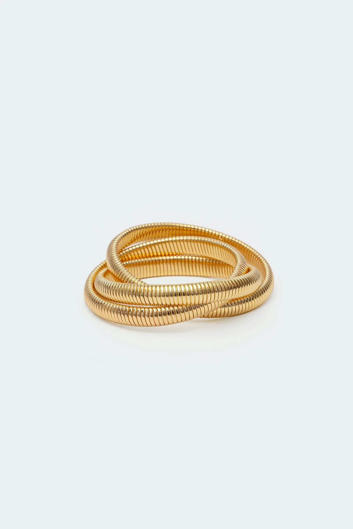 Gold Triple Stretch Bracelet