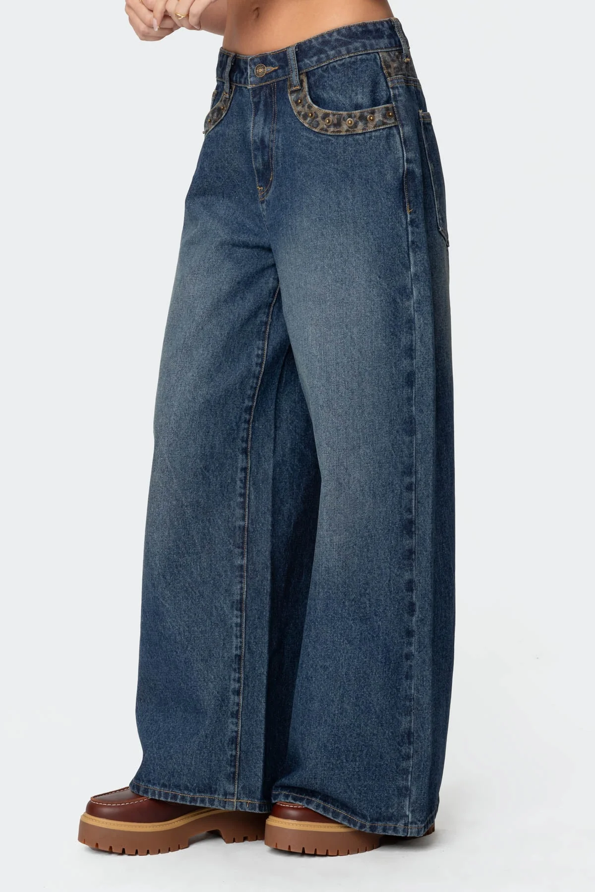 Blue Low Rise Denim Jeans