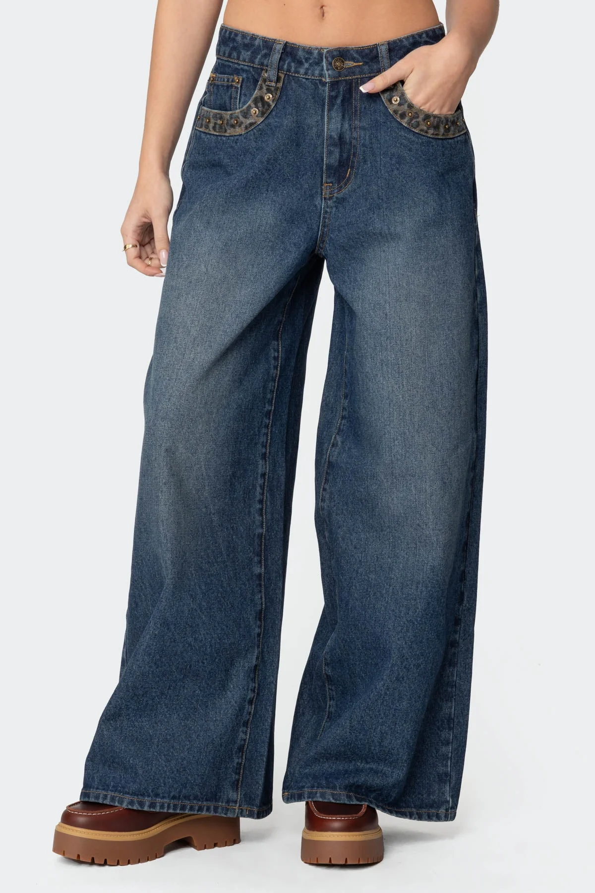 Blue Low Rise Denim Jeans