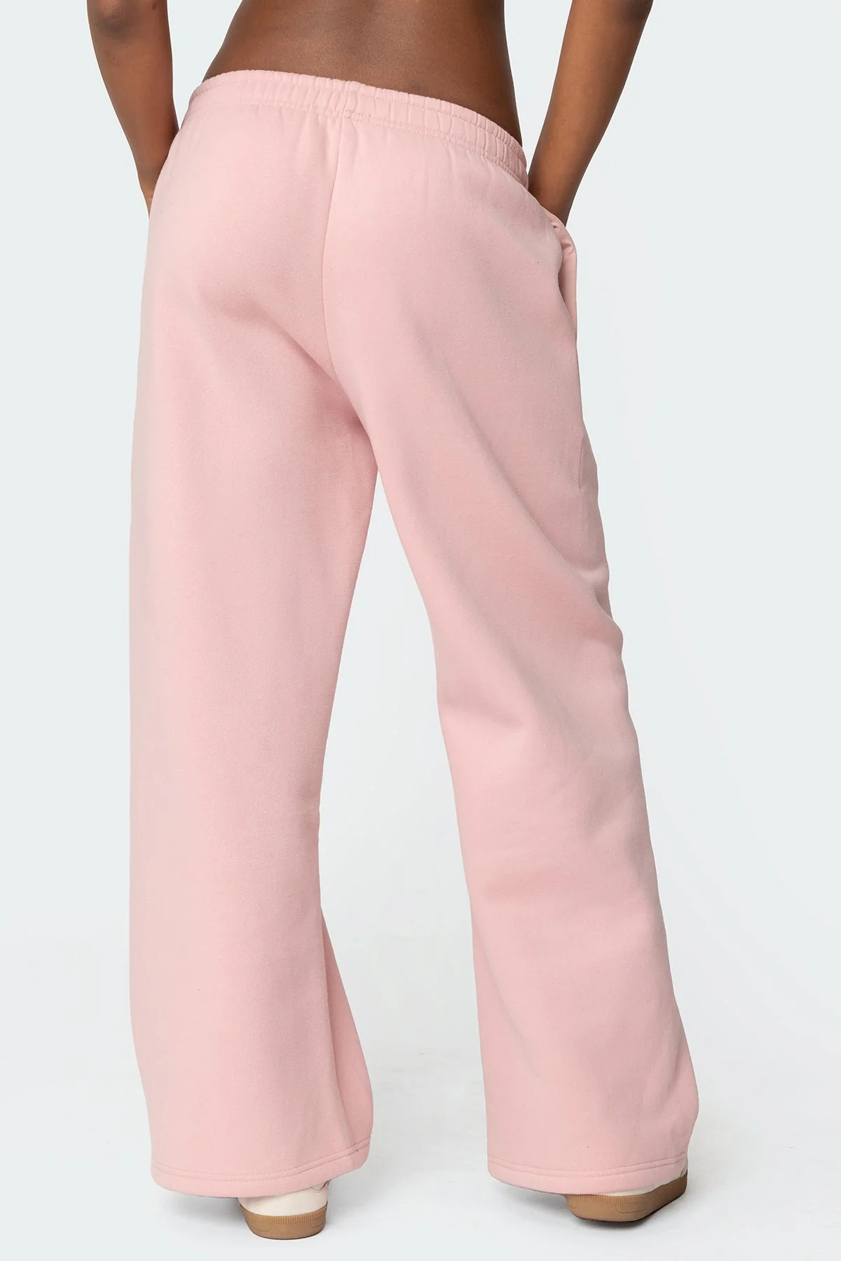 Pink Heart Graphic Sweatpants Set