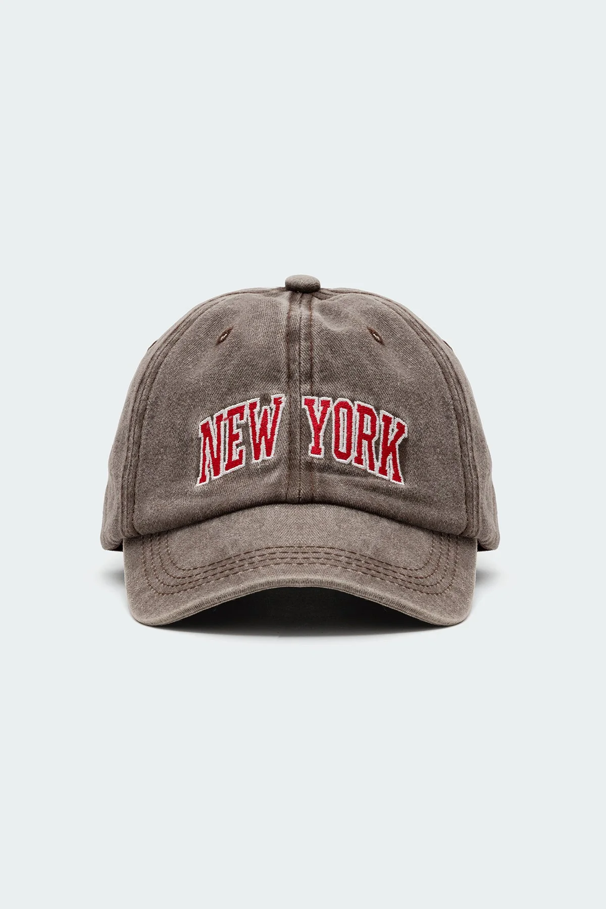Brown Washed Adjustable Baseball Cap