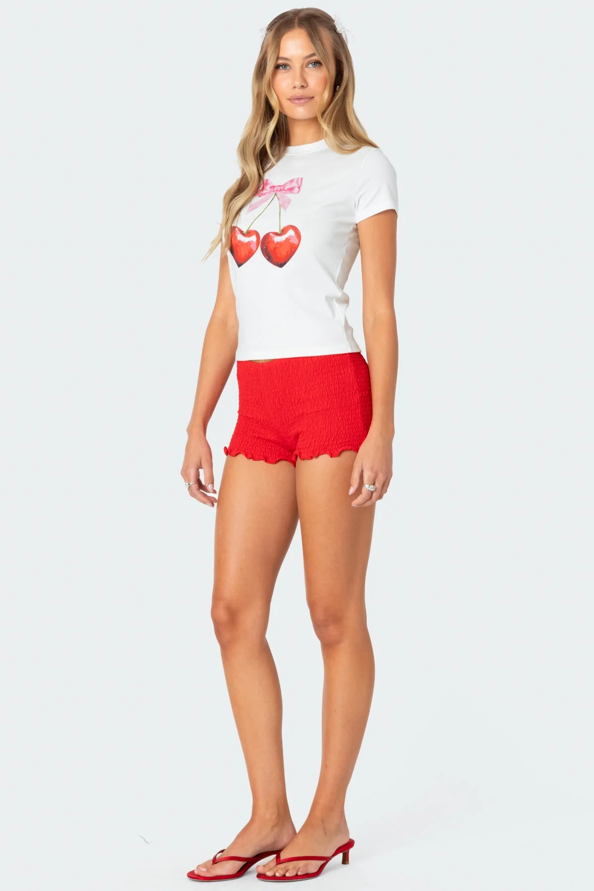 Heart Graphic White T-Shirt