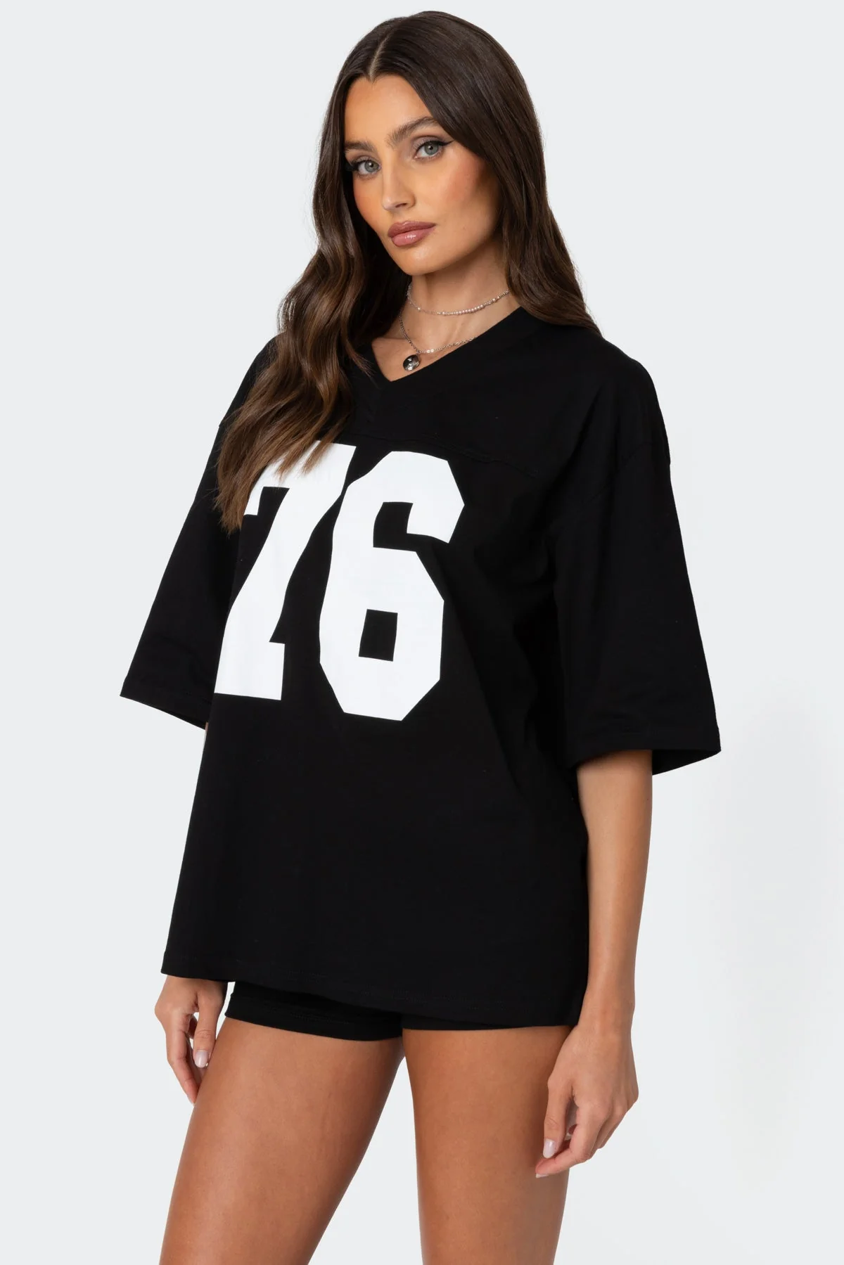 Graphic Oversized Black T-Shirt