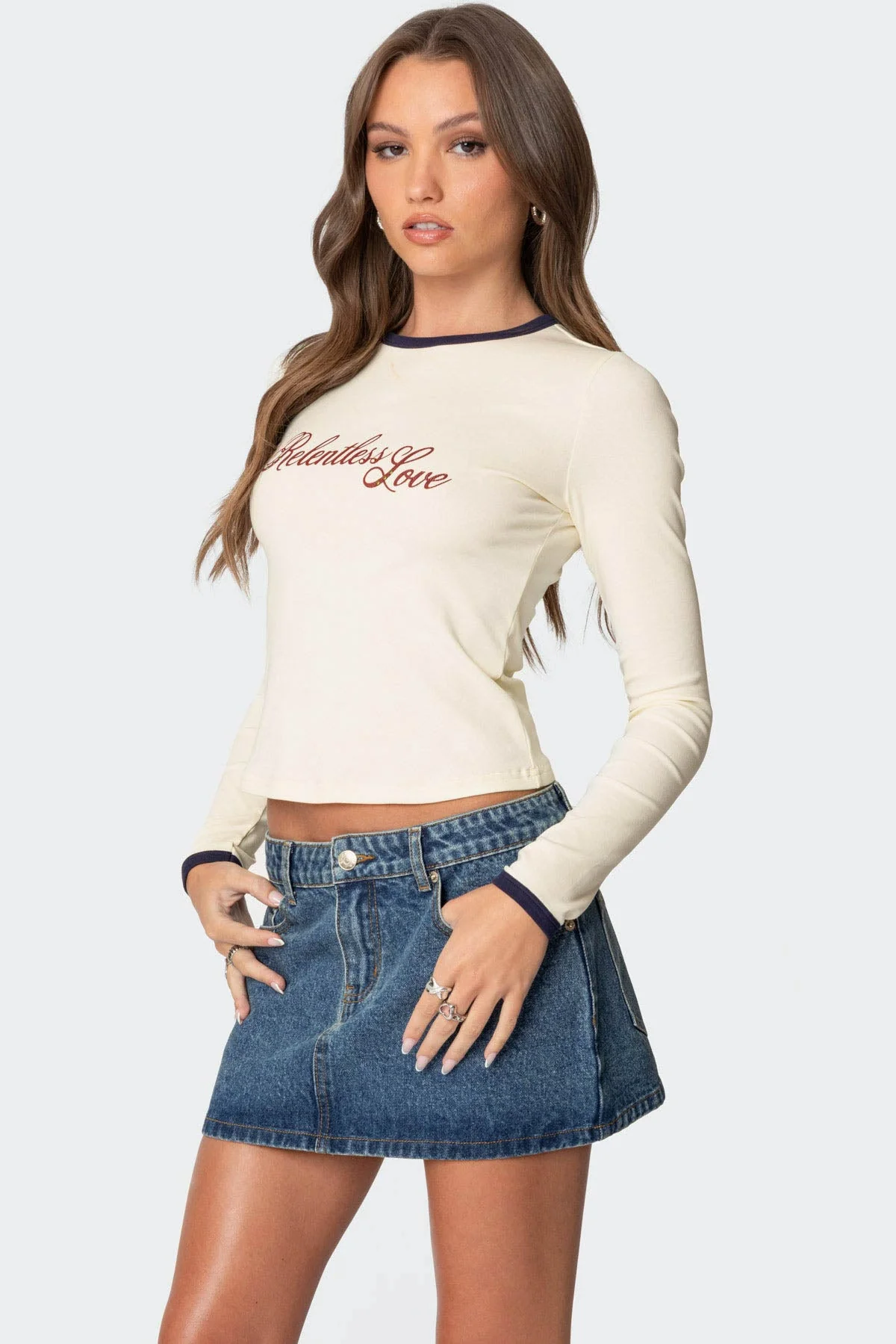 Relentless Love Graphic Long Sleeve T-Shirt