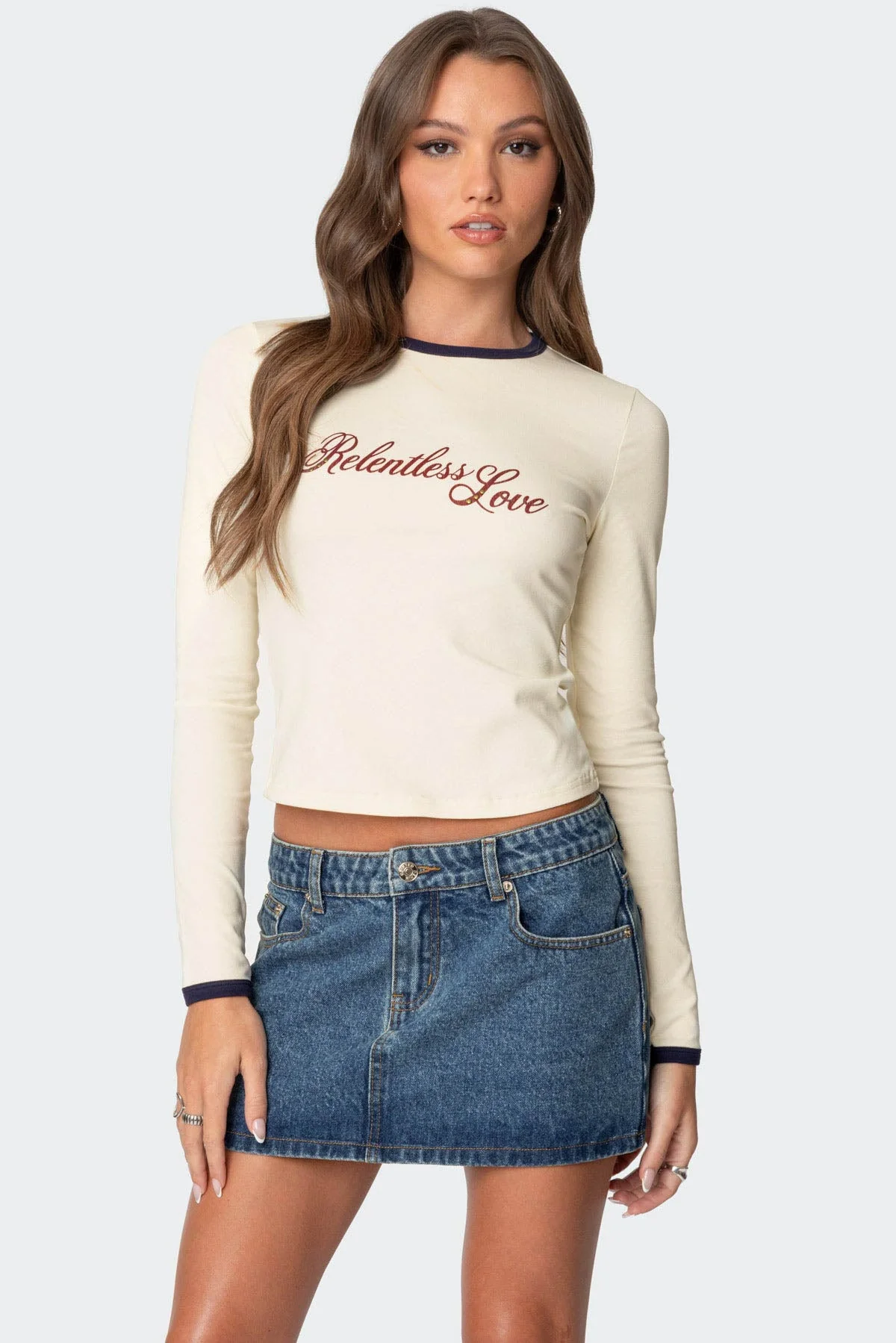 Relentless Love Graphic Long Sleeve T-Shirt