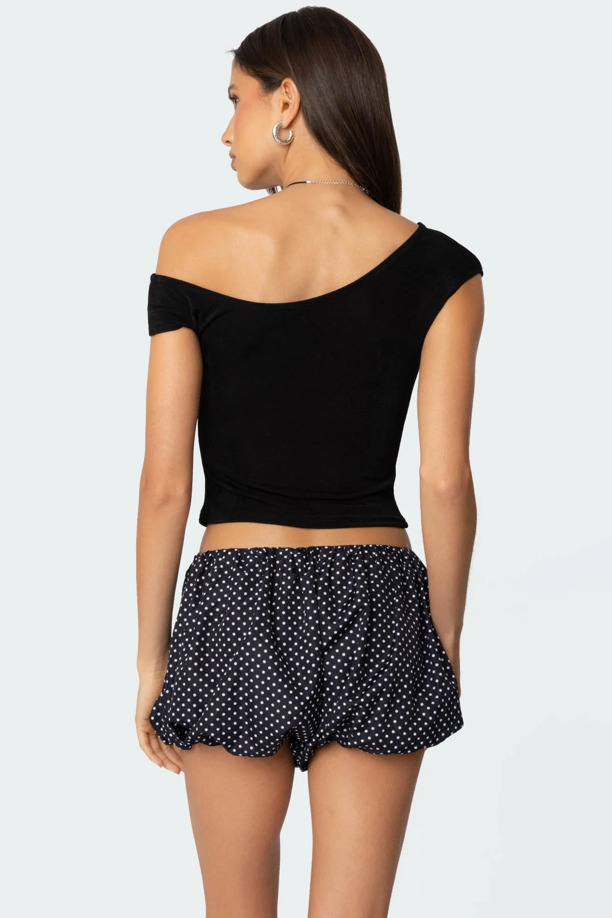 Stylish Jett Asymmetric Black Top XS- XL