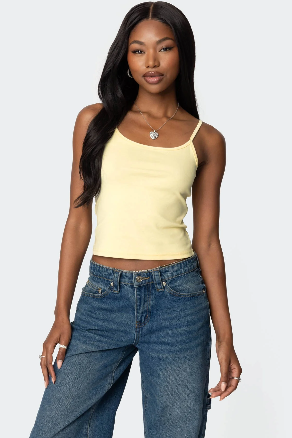 Comfy Cotton Tank Top - Adjustable Straps