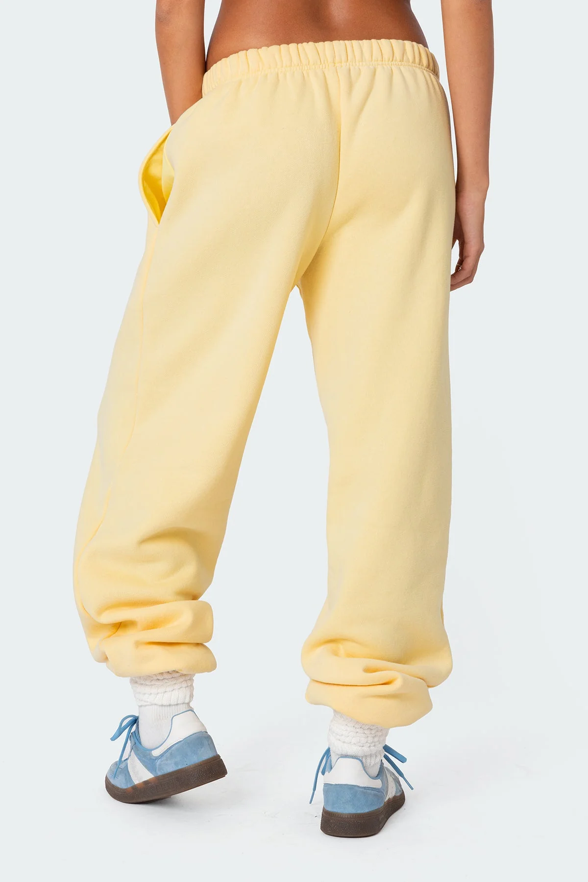 Oversized Loungewear Sweatpants in Yellow | Womens Cozy Sweatpants