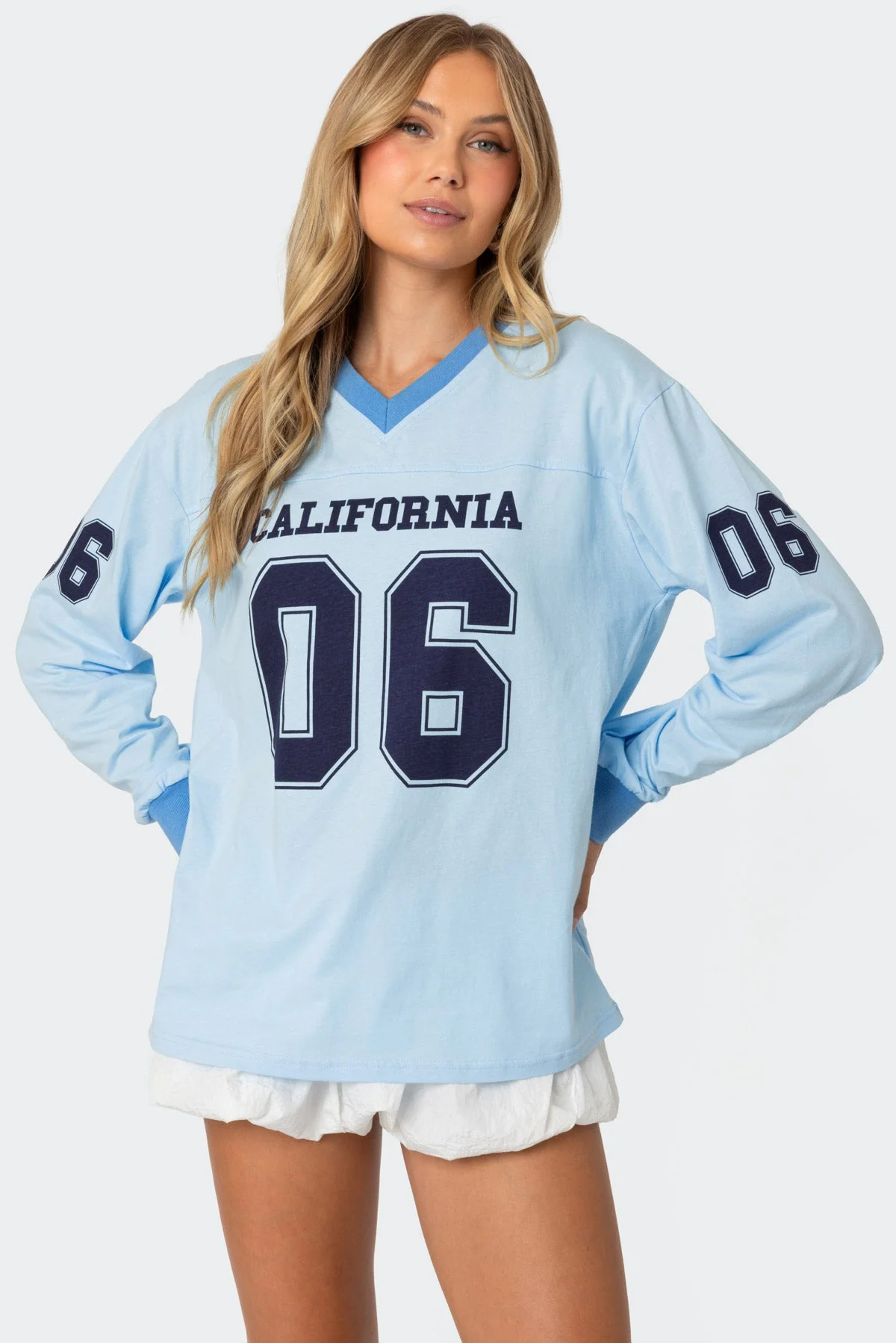 Oversized California Graphic Print T-Shirt