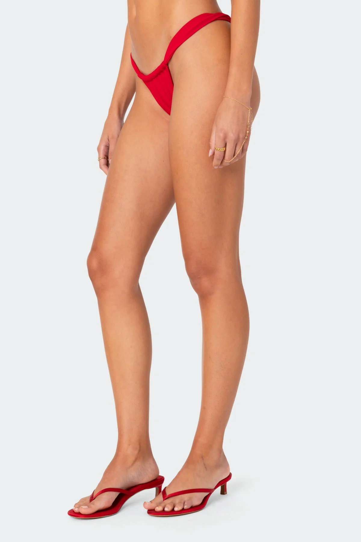 Red Soraya Bikini Bottom for Women | Swimwear