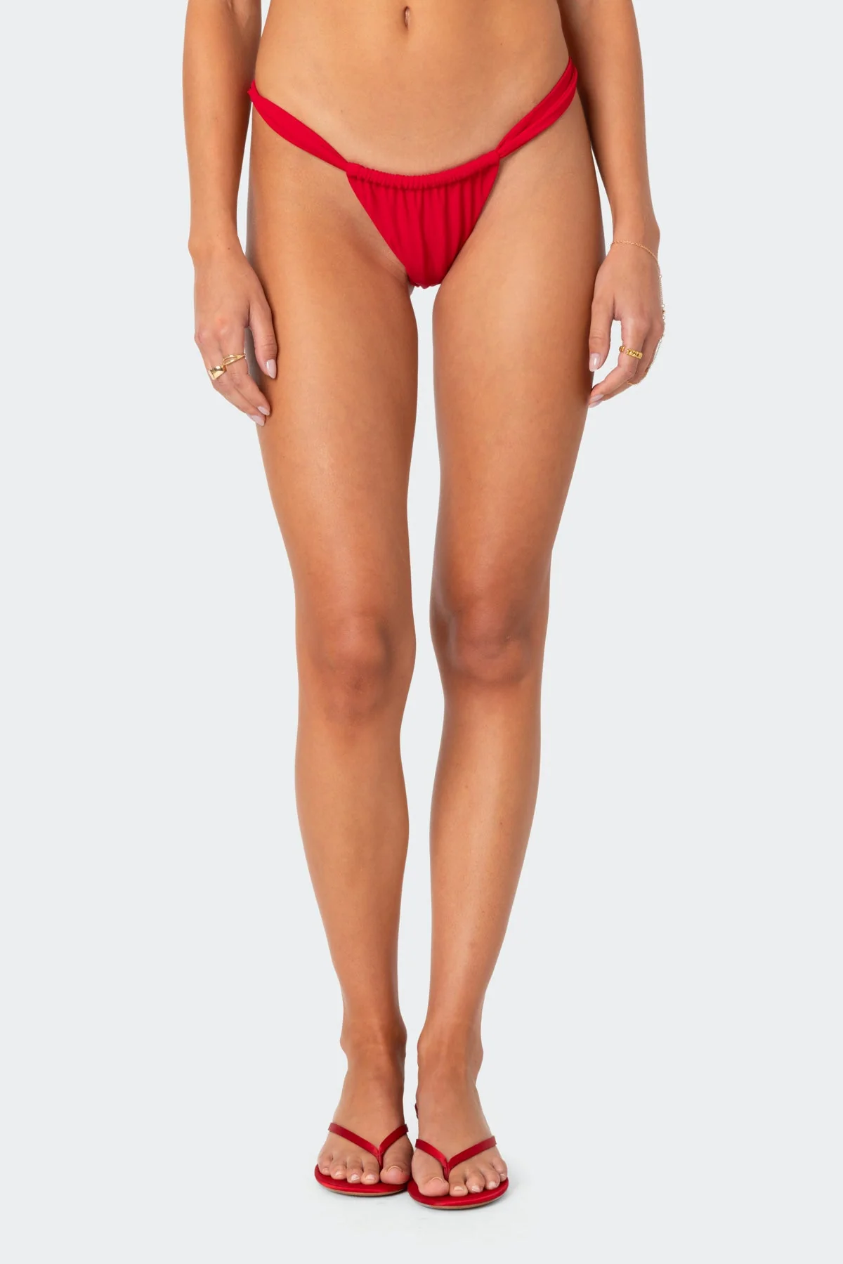 Red Soraya Bikini Bottom for Women | Swimwear