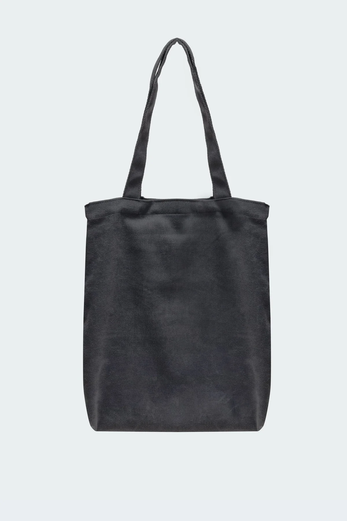 Dark Gray Bow Detail Tote Bag