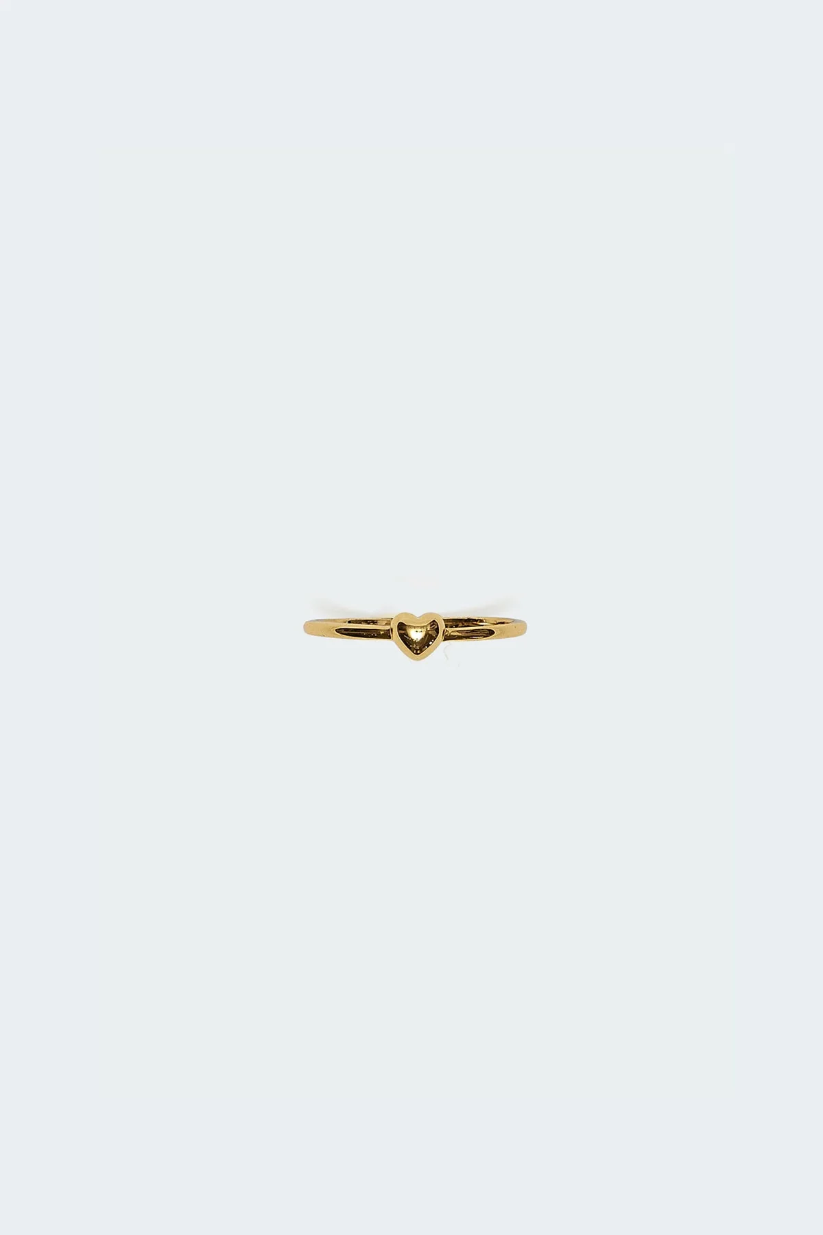 Gold Heart Ring Jewelry - Elegant and Minimalist Design