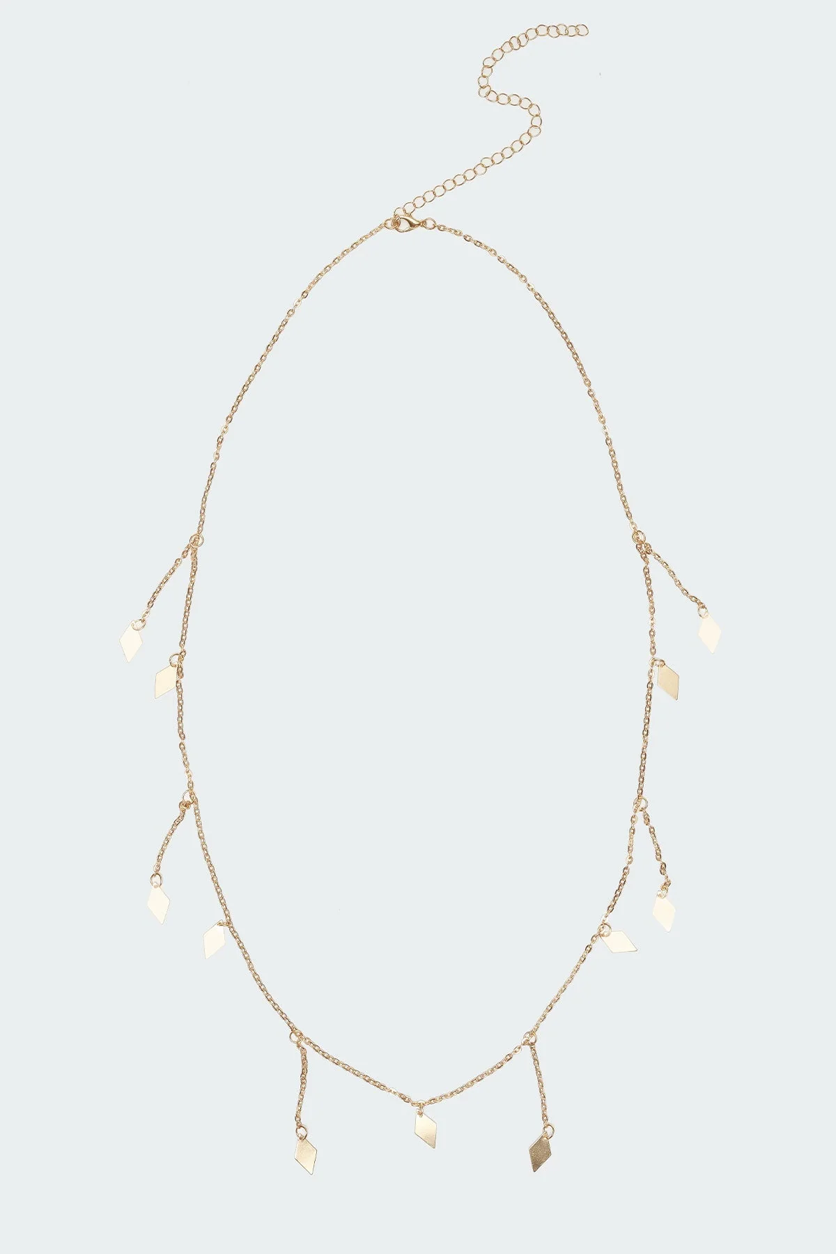 Gold Triangle Drop Belly Chain Jewelry