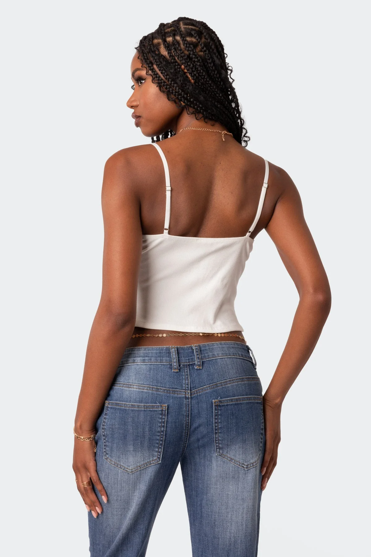 White Lace Up Corset for Fairygirl Costume