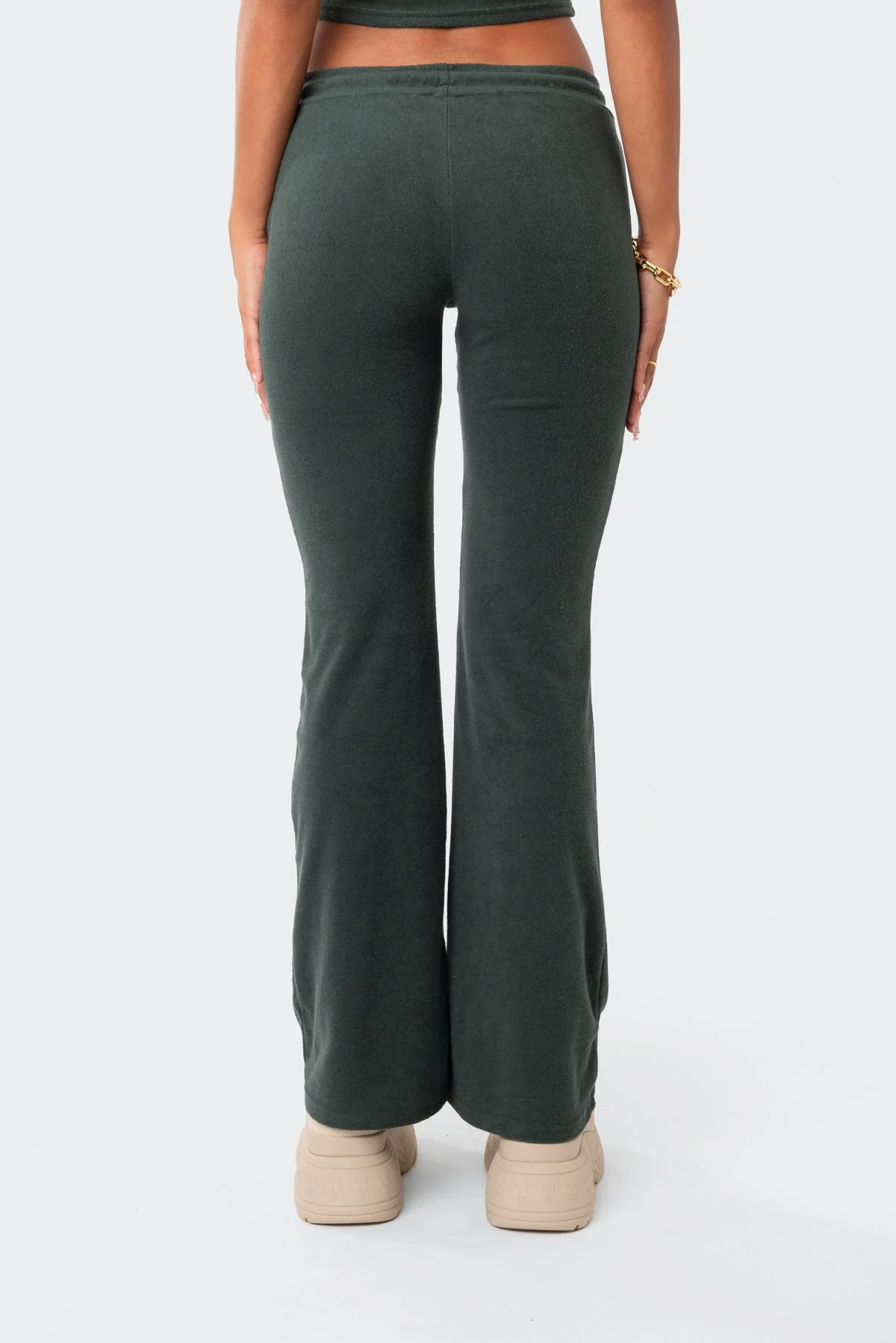 Green Towel Stretch Joggers