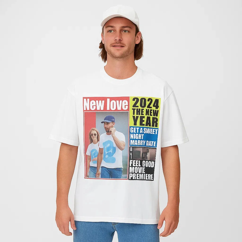 City Life Graphic Tee - Vibrant Headlines Design (Focus Keyword: Street)