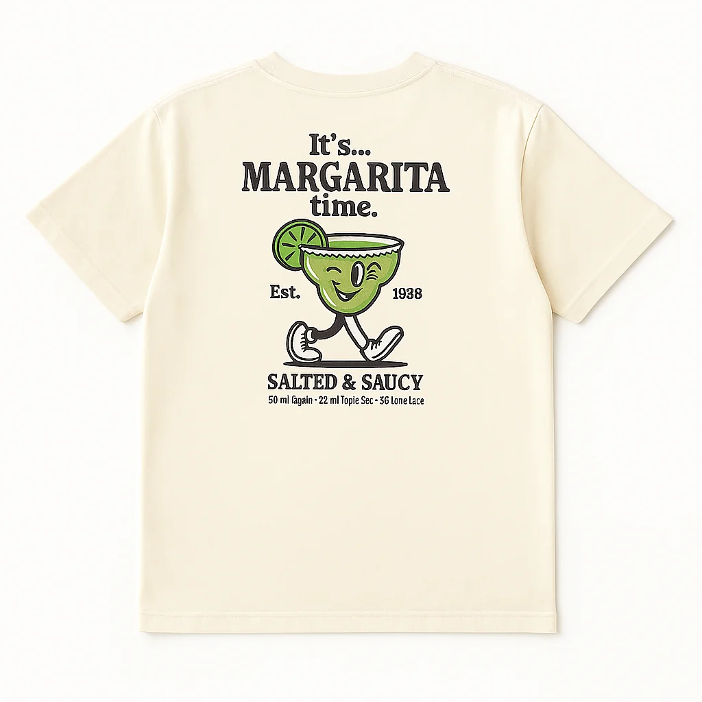 Retro Margarita Graphic Tee - Salted & Saucy