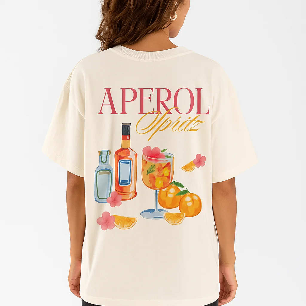 Vibrant Citrus Graphic Tee | Beach Brunch Style Shirt