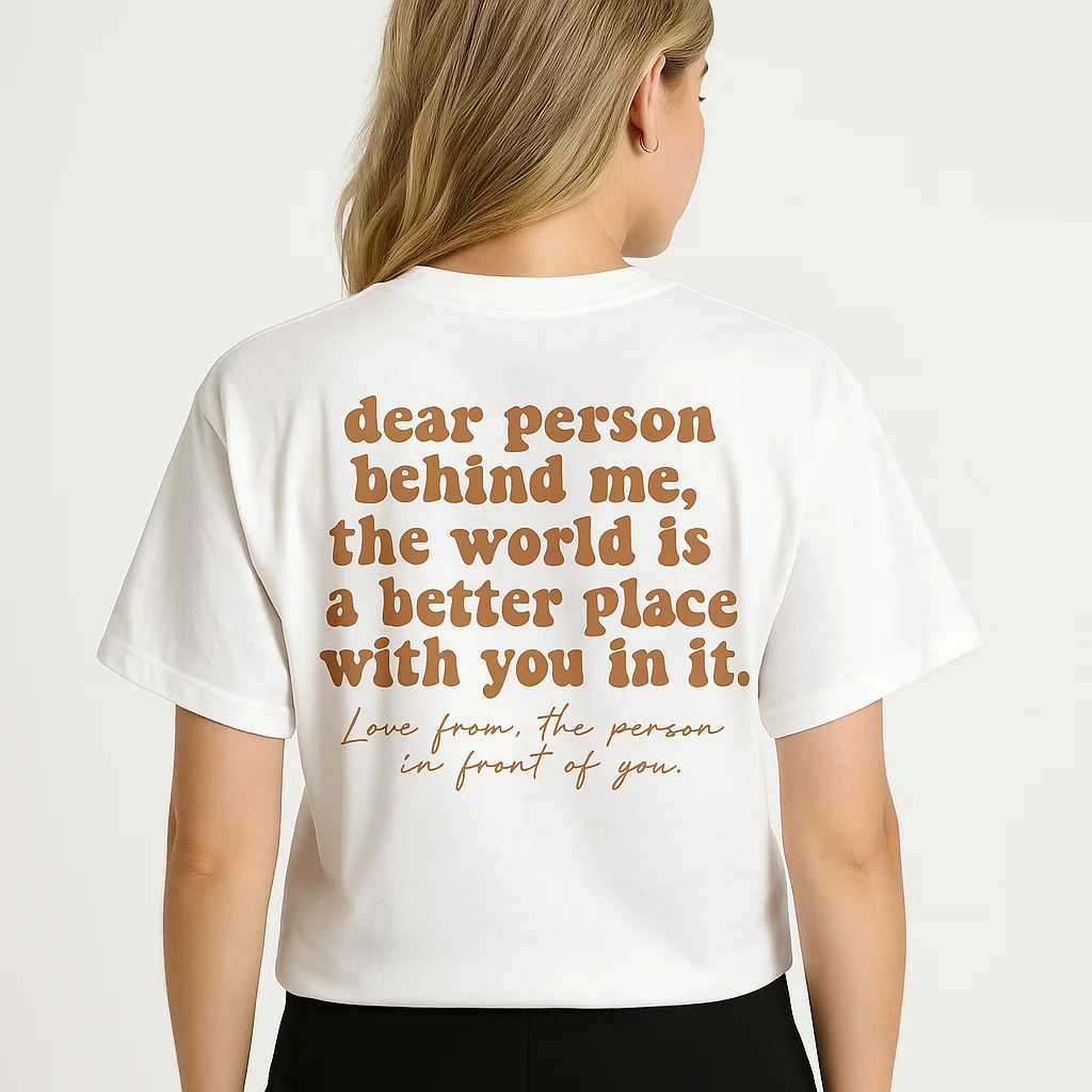 KindWords Graphic Tee in Soft Cotton Blend