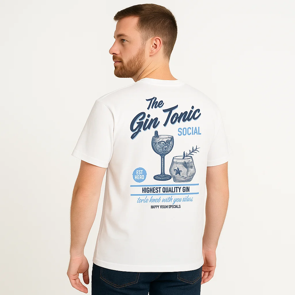 Vintage Gin & Tonic Graphic Tee