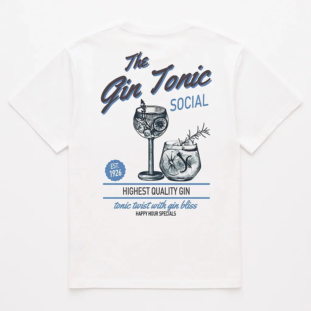 Vintage Gin & Tonic Graphic Tee