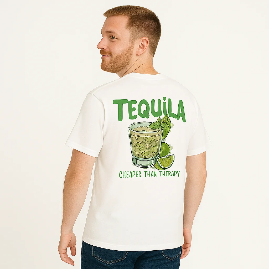 Cheeky Tequila Graphic Tee in Soft Cotton