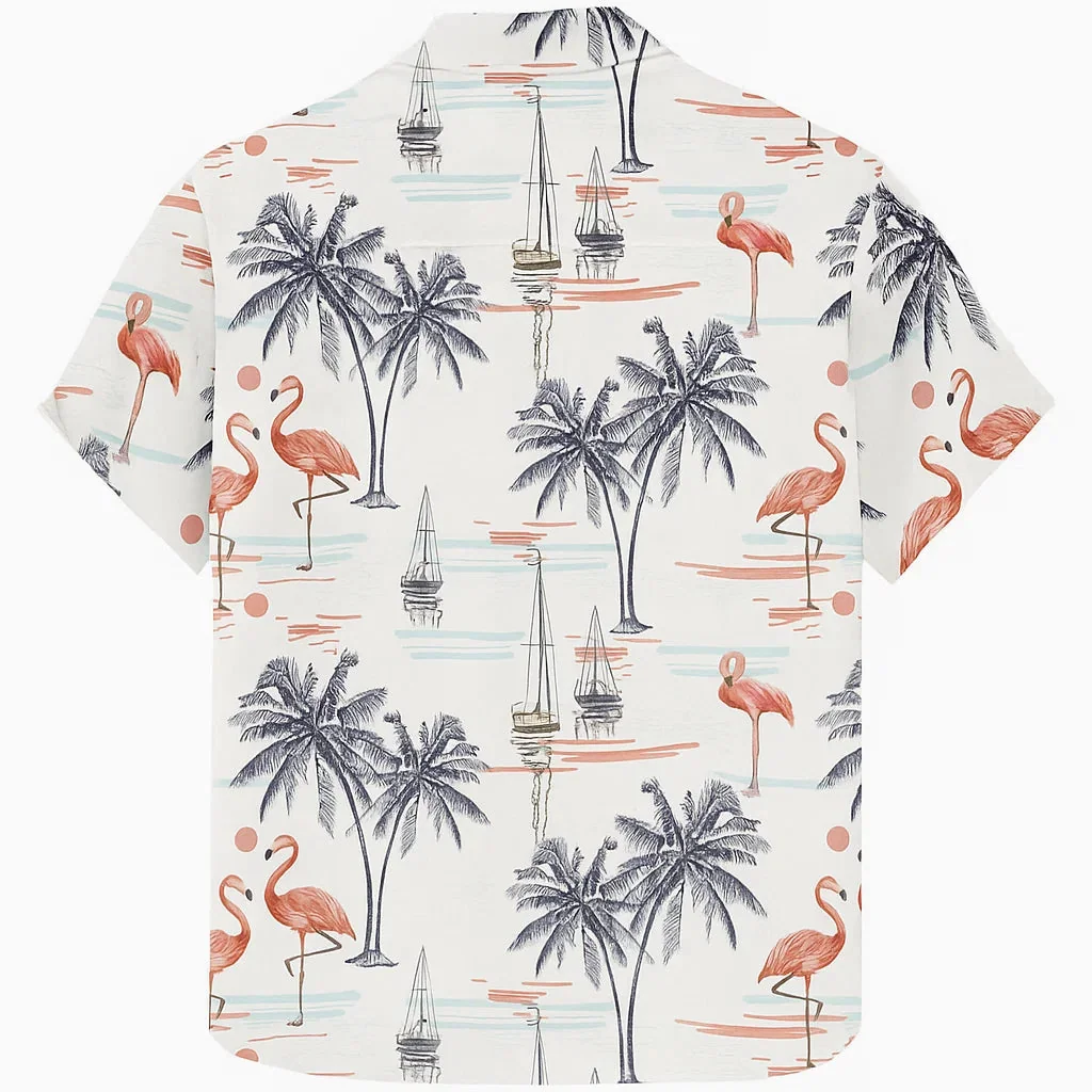 Tropical Escape Printed Shirt for Men - Lightweight Beachwear
