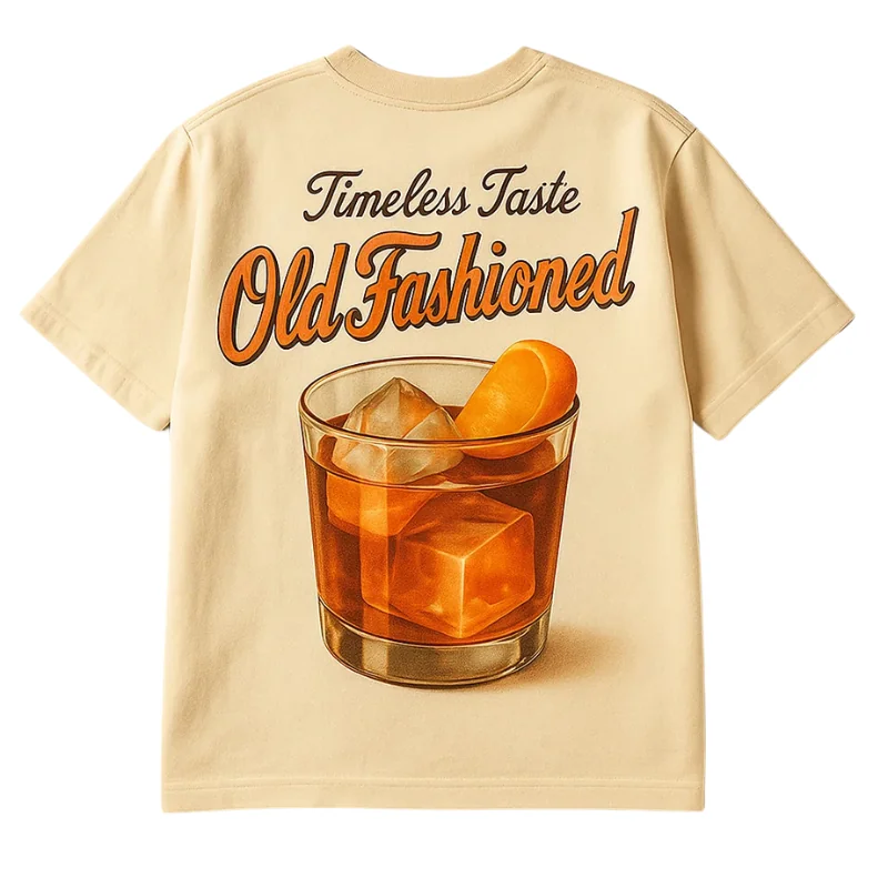Vintage Cocktail Glass Graphic Tee