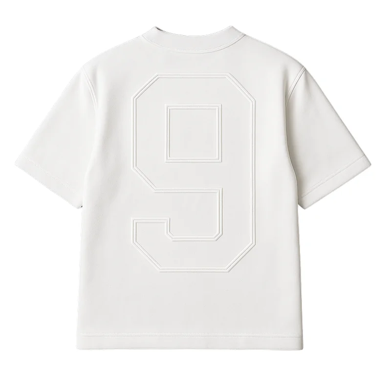 Minimalist Vintage Sportswear Tonal Number Tee