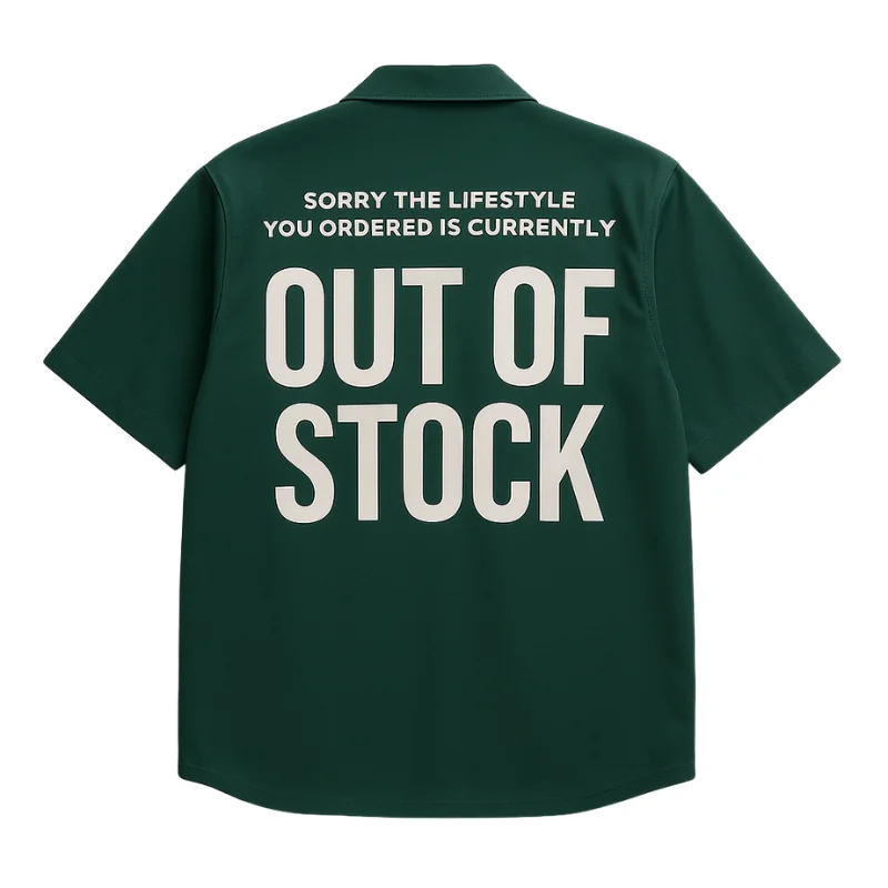 Exclusivity Green Oversized Shirt - Premium Cotton Relaxed Fit