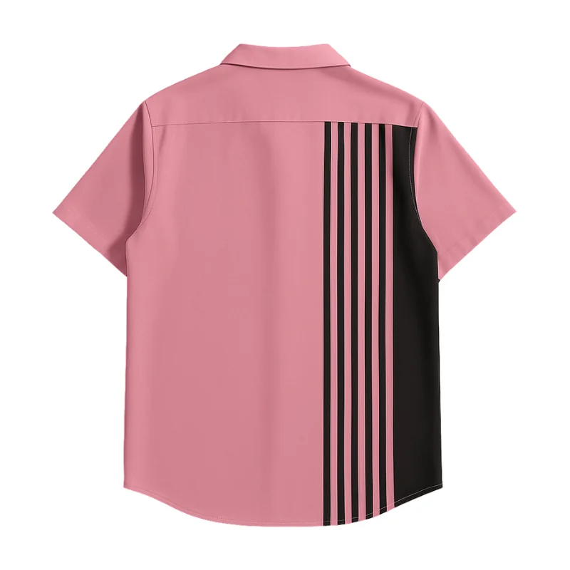 FlaminDrip Pink Button-Up Shirt for Bold Style